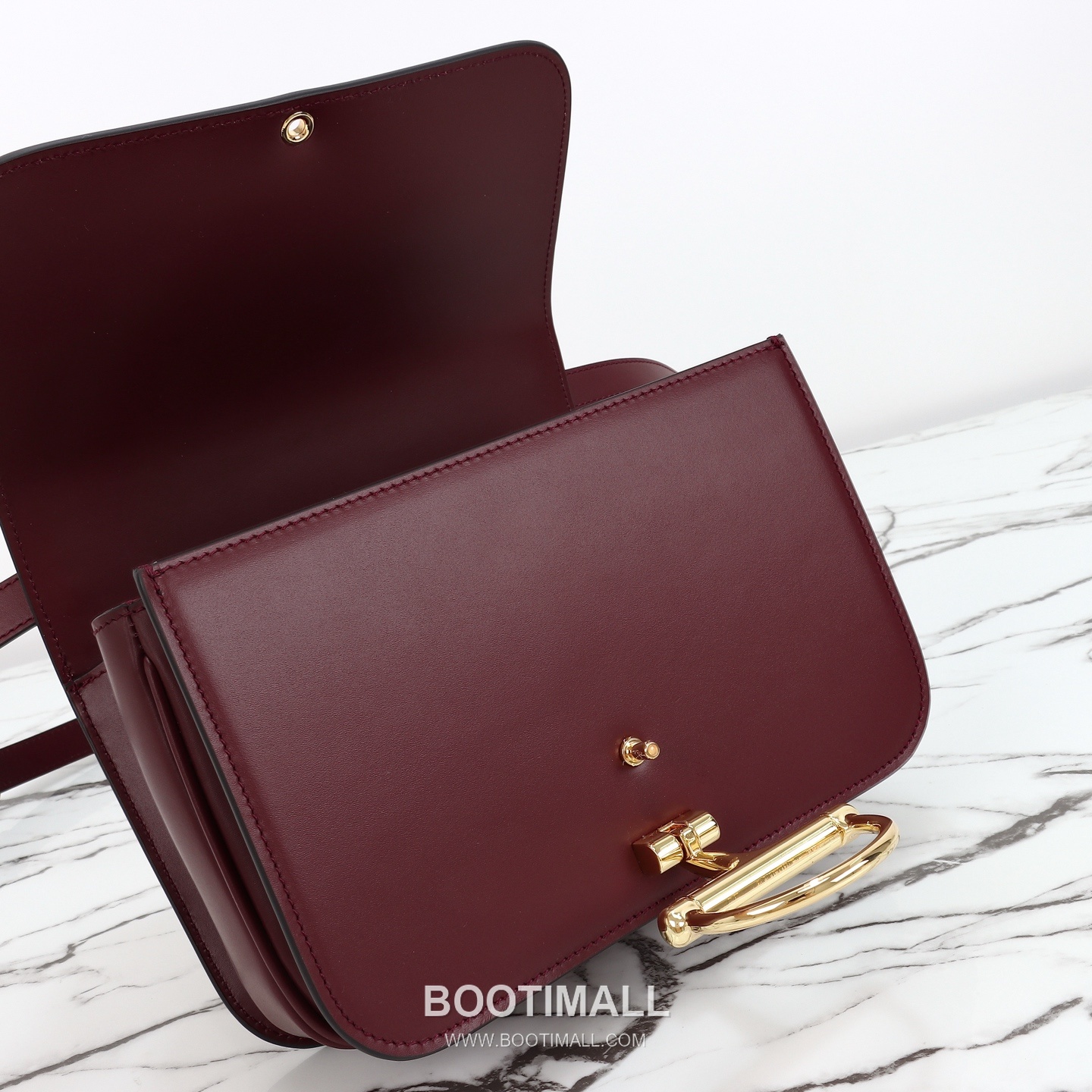 Gucci Leather Shoulder Bag Grained Calfskin Brown 구찌 레더 숄더백 그레인드 카프스킨 브라운 22.5cm 7