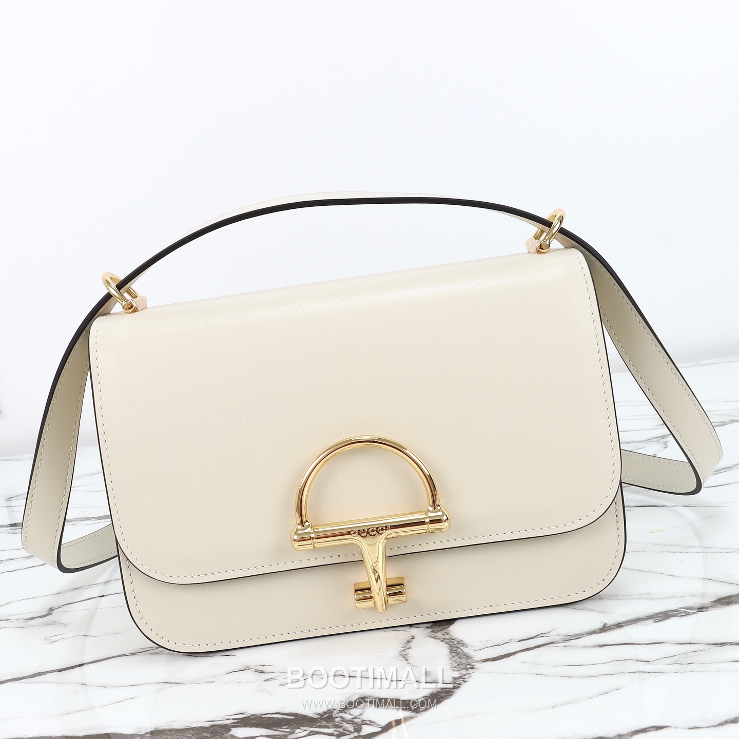 Gucci Leather Shoulder Bag Grained Calfskin Brown 구찌 레더 숄더백 그레인드 카프스킨 브라운 22.5cm 5