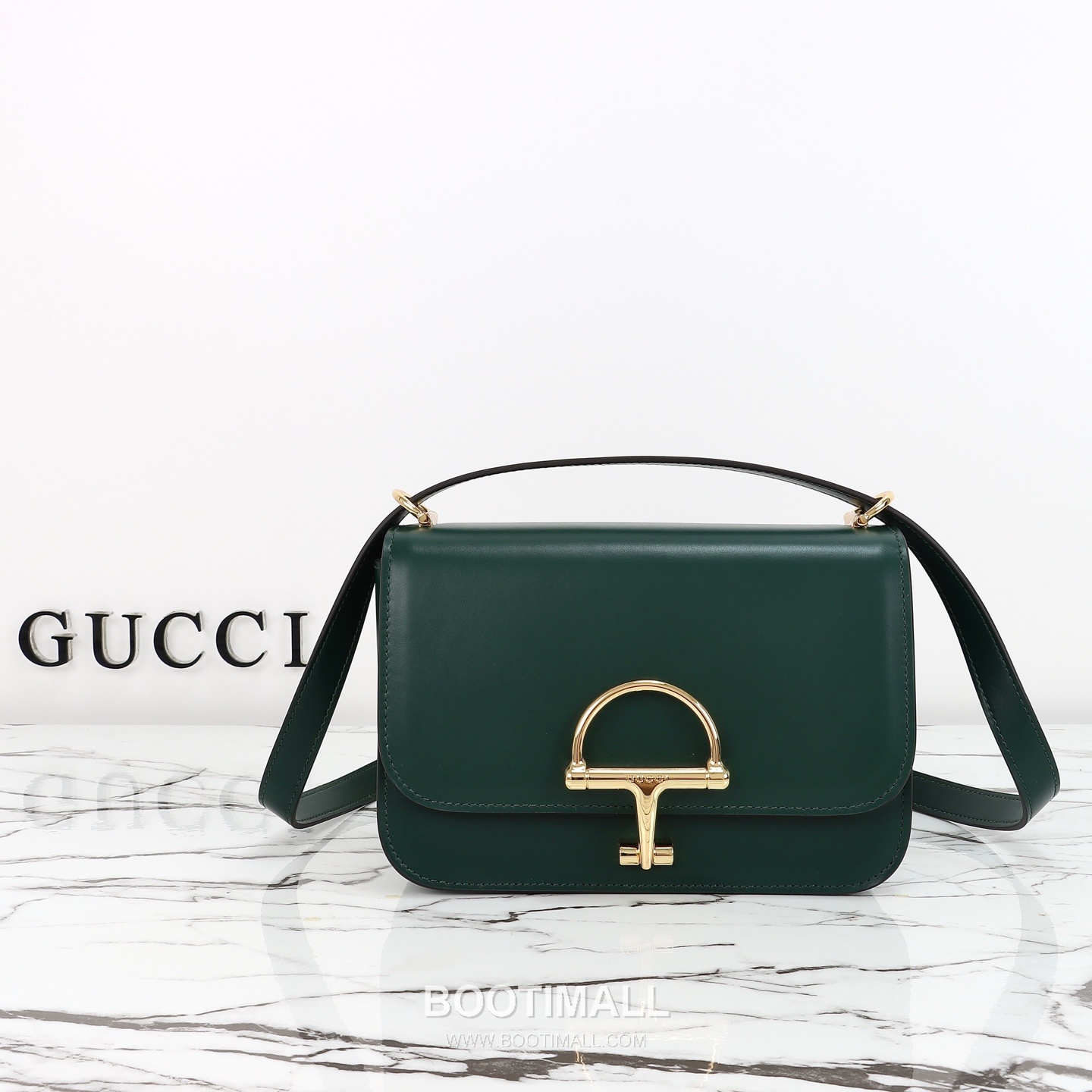 Gucci Leather Shoulder Bag Grained Calfskin Brown 구찌 레더 숄더백 그레인드 카프스킨 브라운 22.5cm 1