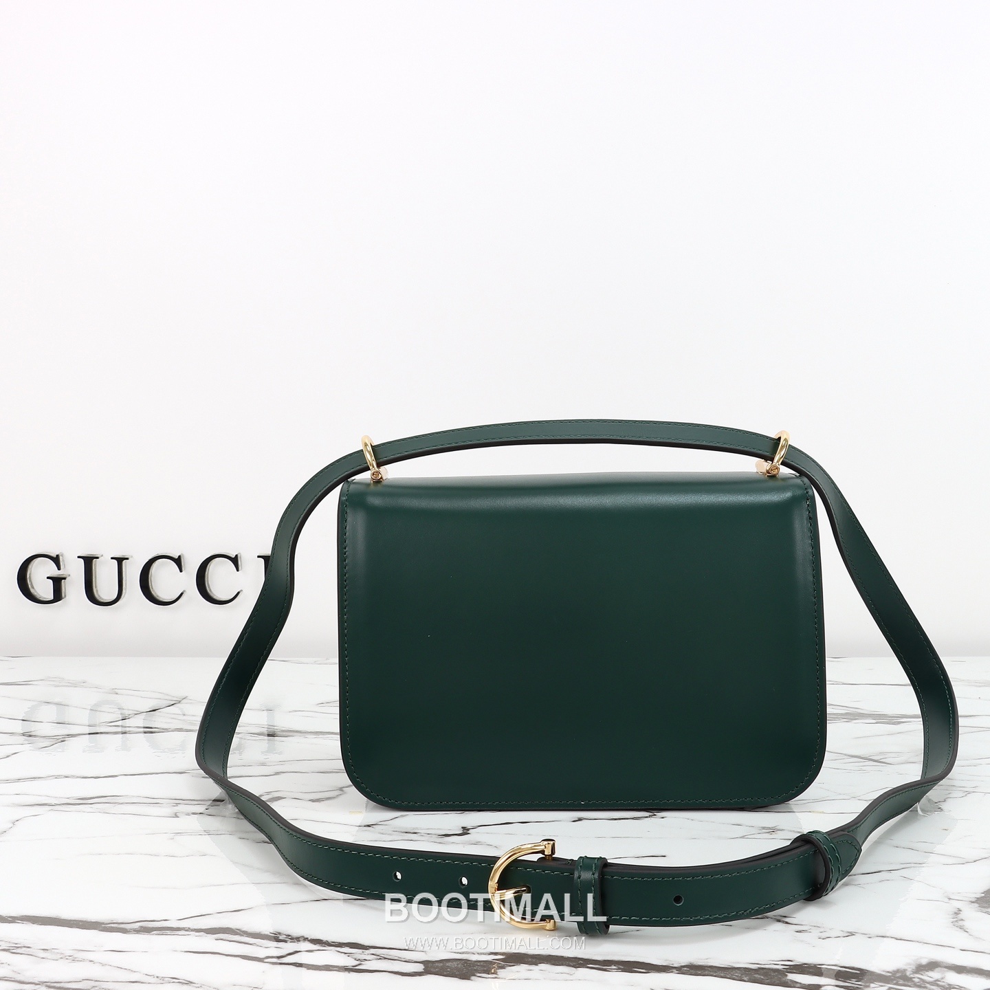 Gucci Leather Shoulder Bag Grained Calfskin Brown 구찌 레더 숄더백 그레인드 카프스킨 브라운 22.5cm 3