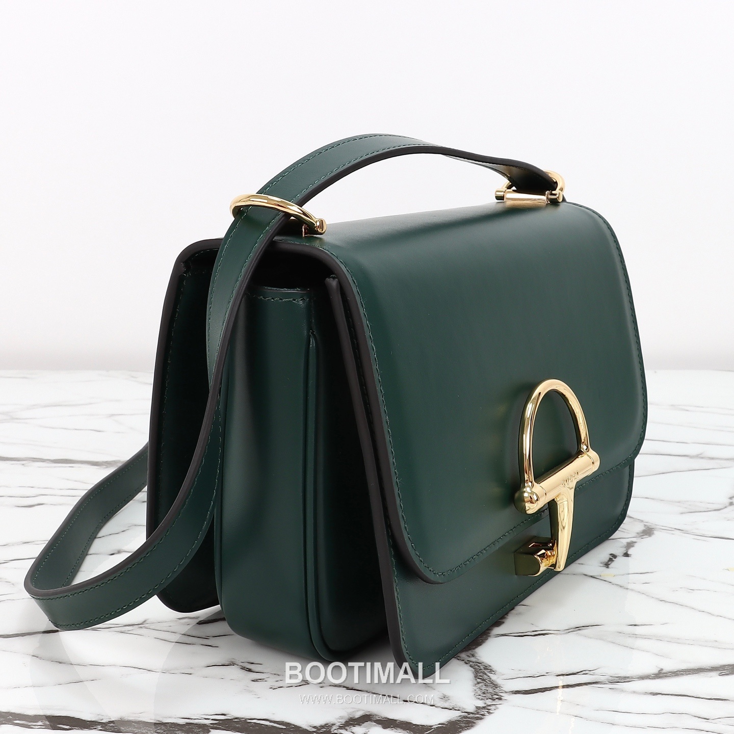 Gucci Leather Shoulder Bag Grained Calfskin Brown 구찌 레더 숄더백 그레인드 카프스킨 브라운 22.5cm 5