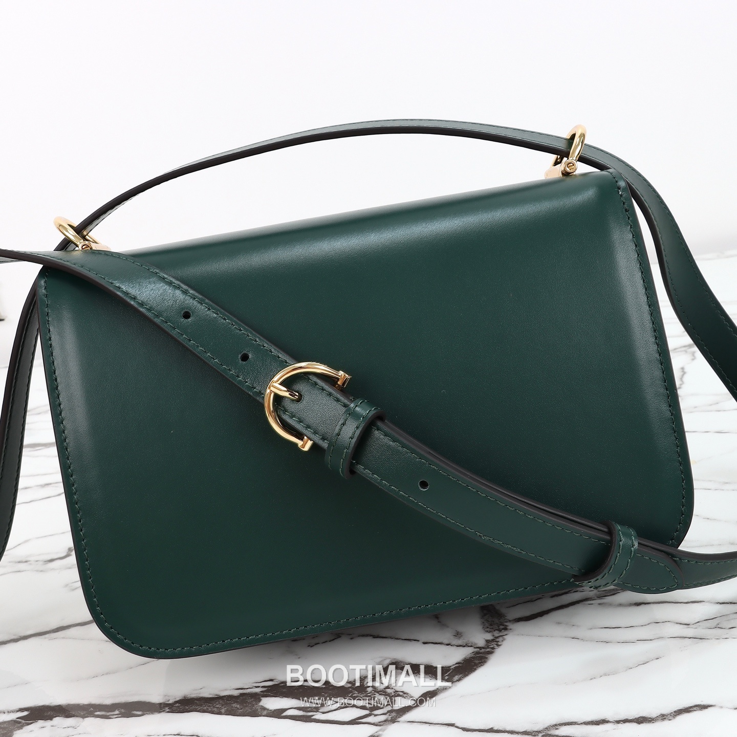 Gucci Leather Shoulder Bag Grained Calfskin Brown 구찌 레더 숄더백 그레인드 카프스킨 브라운 22.5cm 6