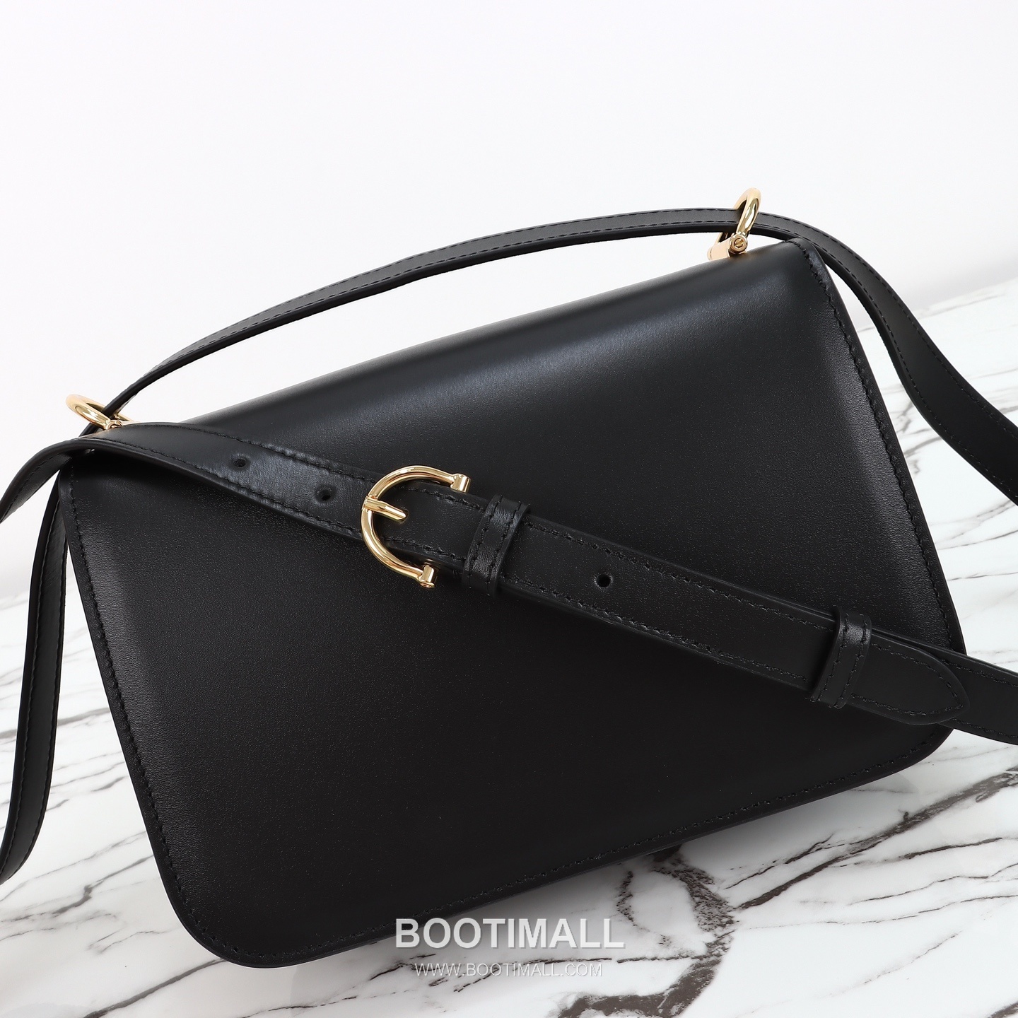 Gucci Crossbody Bag Calfskin Black 구찌 크로스바디 백 송아지 가죽 블랙 22.5cm 6