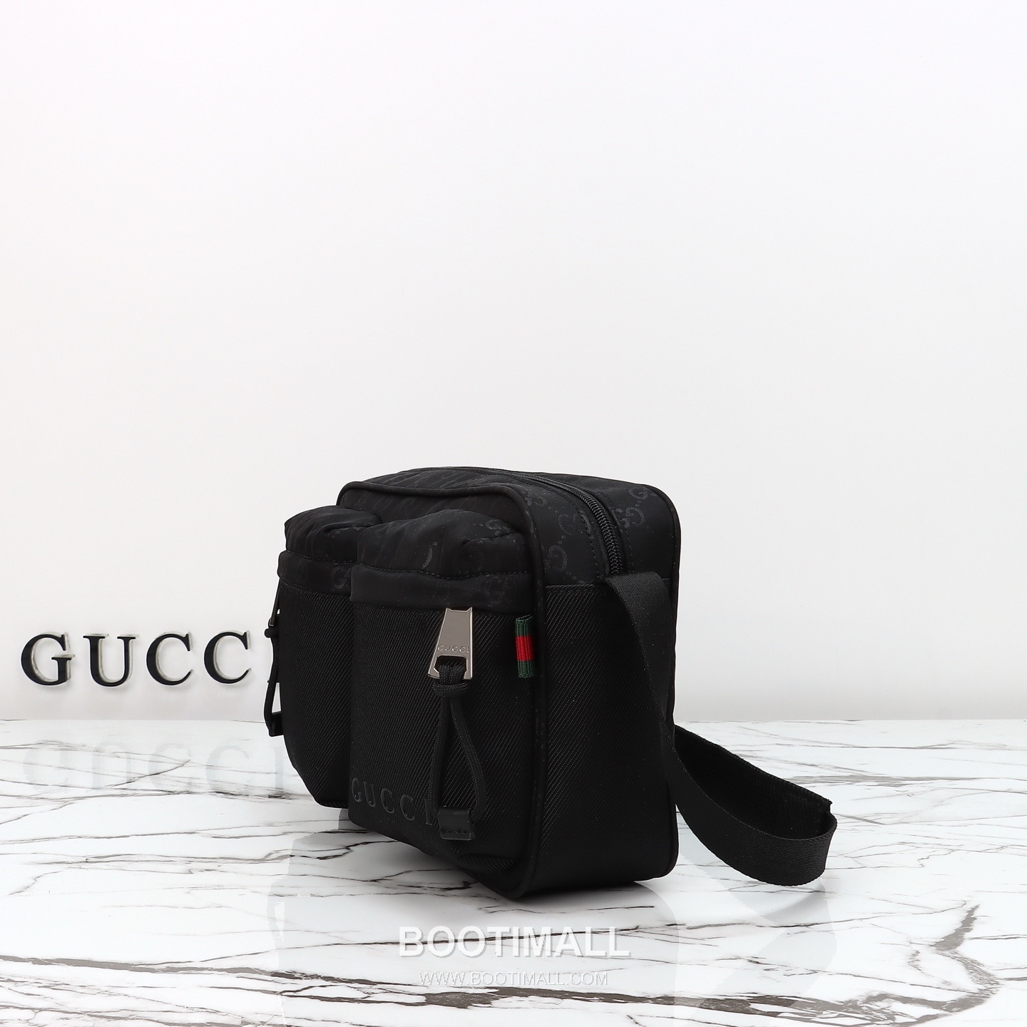 Gucci Shoulder Bag Cowhide Leather Black 구찌 숄더백 소가죽 블랙 24.5cm 2