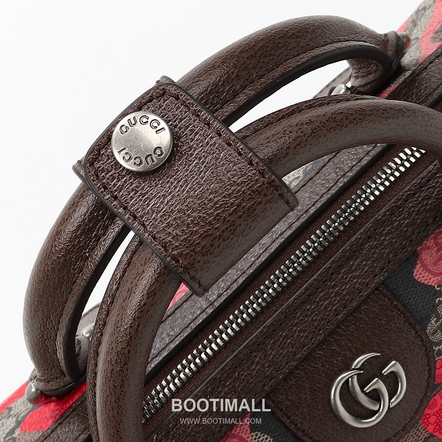 Gucci Blue Flower Tote Original Leather Blue Tote Bag 구찌 블루 플라워 토트 원산지 가죽 블루 토트백 25cm 7