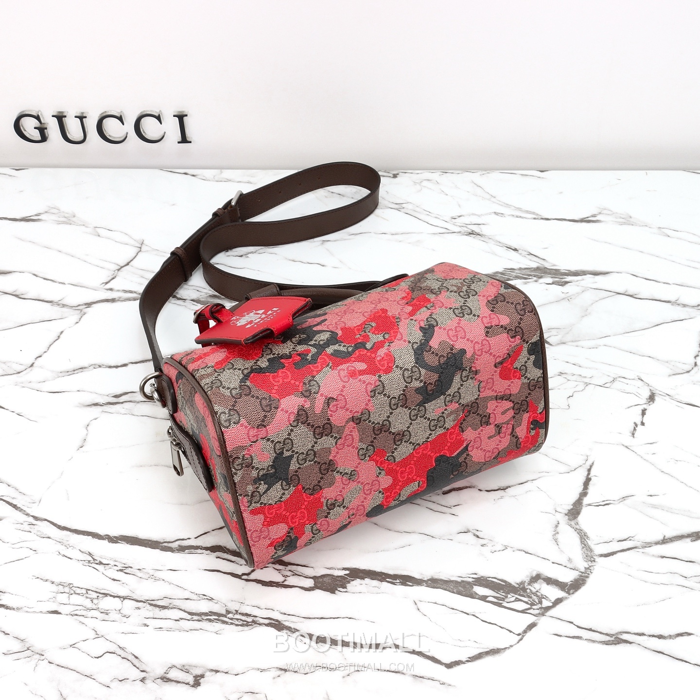 Gucci Blue Flower Tote Original Leather Blue Tote Bag 구찌 블루 플라워 토트 원산지 가죽 블루 토트백 25cm 8
