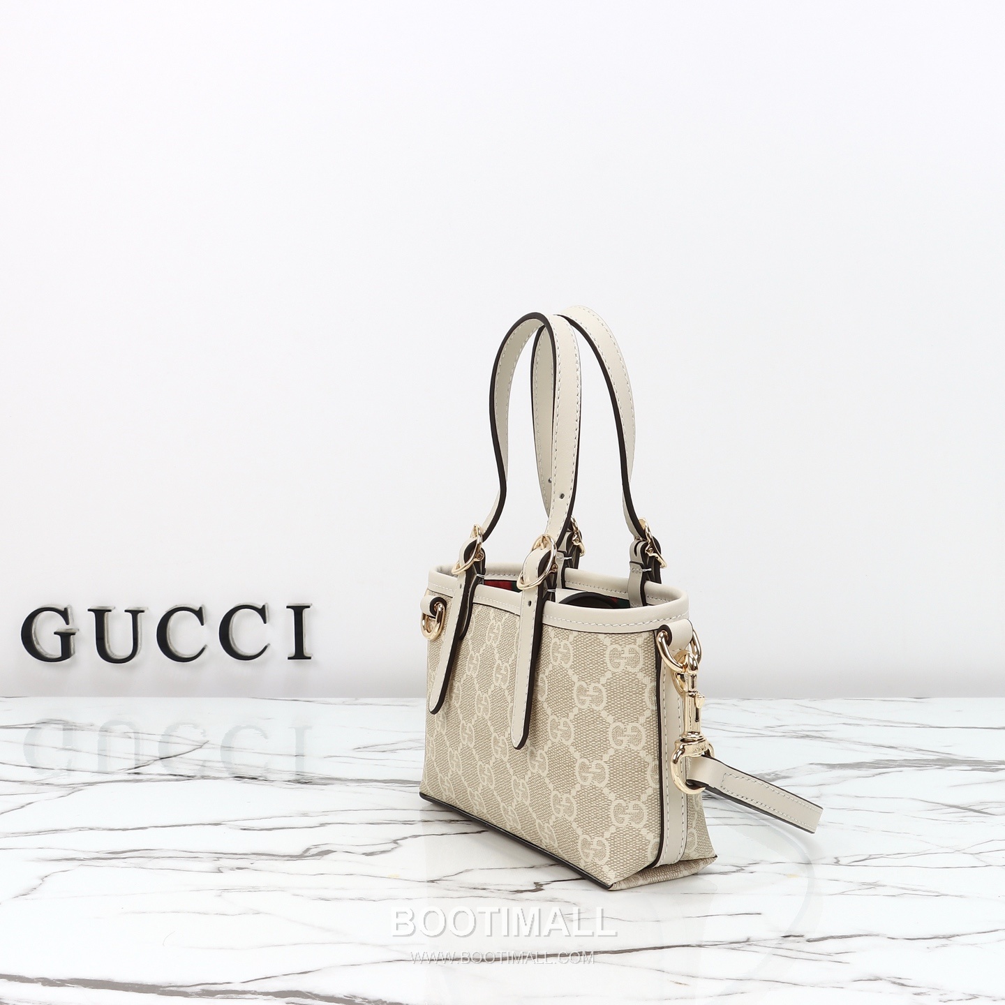 Gucci Mini Shoulder Bag Calfskin Leather Brown 구찌 미니 숄더백 송아지가죽 브라운 17.5cm 2