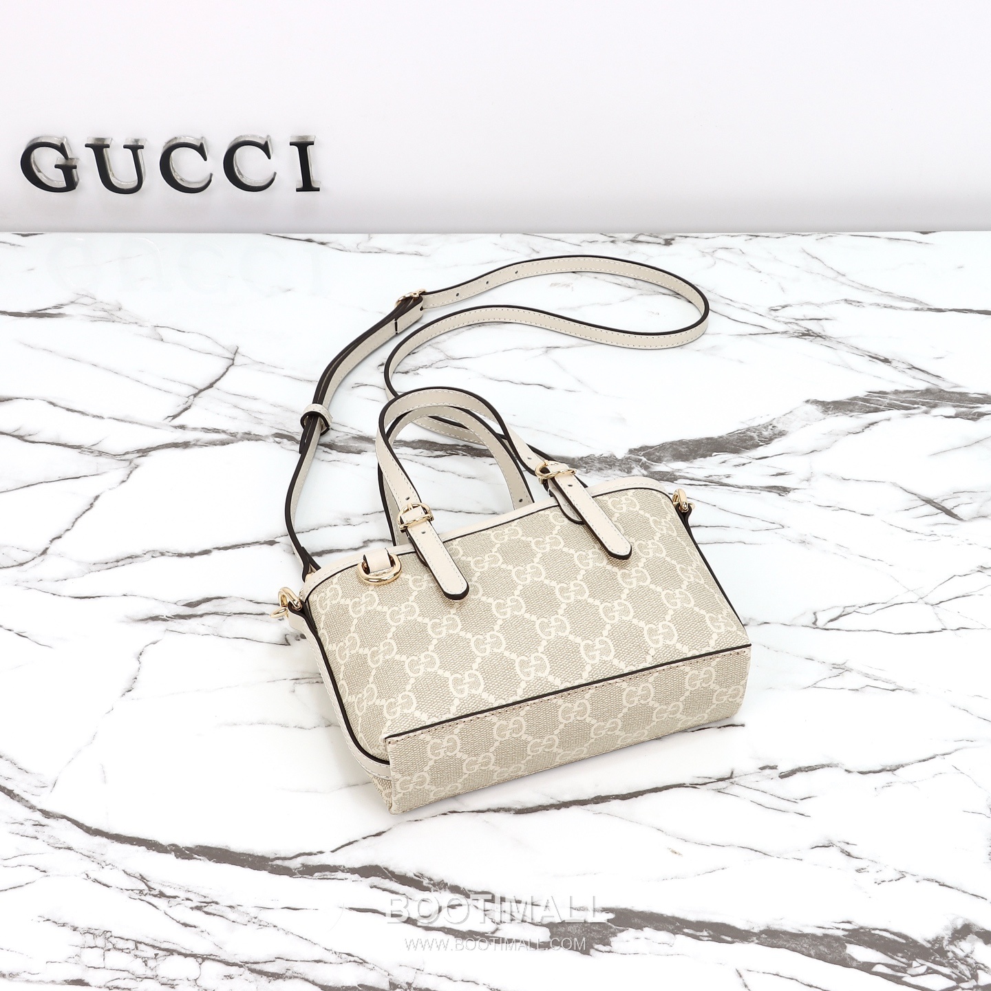 Gucci Mini Shoulder Bag Calfskin Leather Brown 구찌 미니 숄더백 송아지가죽 브라운 17.5cm 8