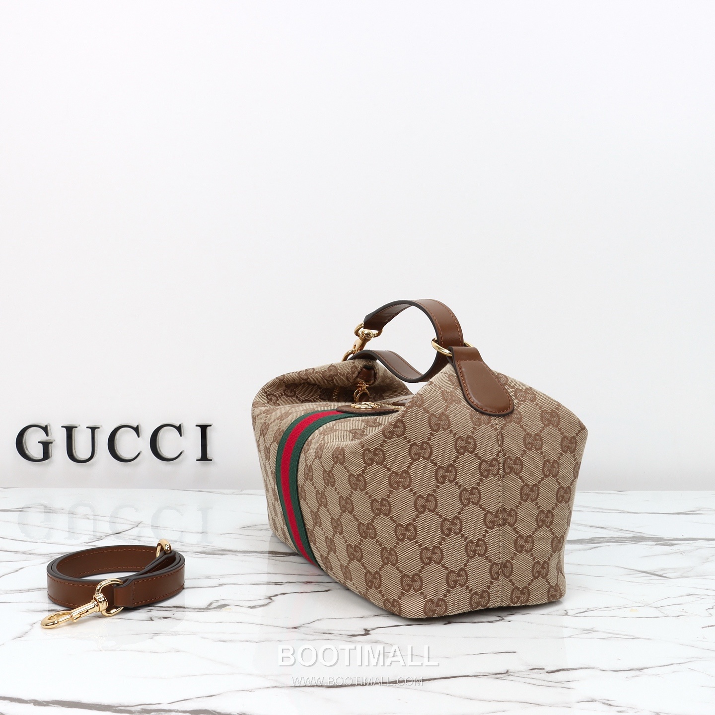 Gucci Fabric Tote Fabric Beige Tote Bag 구찌 패브릭 토트 패브릭 베이지 토트백 27.5cm 2