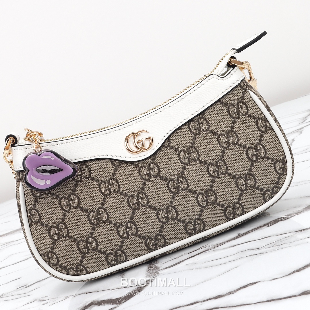 Gucci GG Canvas Shoulder Bag Canvas with Leather Trim Beige 구찌 GG 캔버스 숄더백 캔버스 및 레더 트리밍 베이지 25cm 13