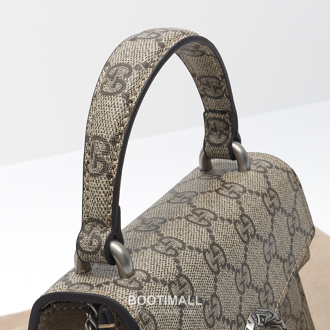 Gucci Tote Bag Suede Khaki 구찌 토트백 스웨이드 카키 18cm 6