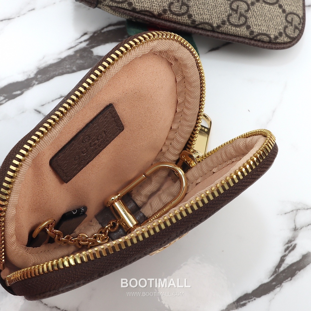 Gucci GG Belt Bag Canvas with Leather Trim Beige 구찌 GG 벨트 백 캔버스 가죽 트리밍 베이지 30cm 13