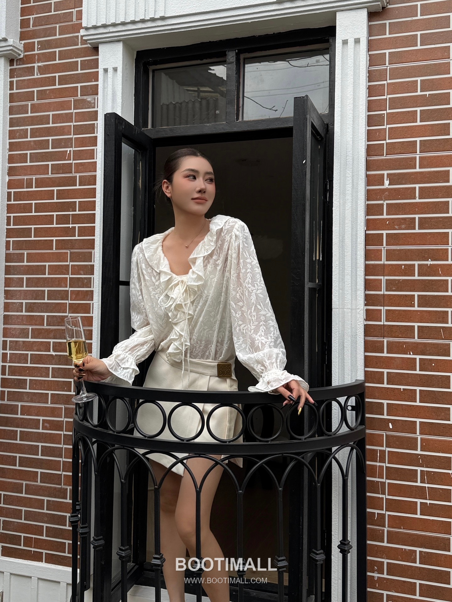 Dior Jacquard Ruffle Top Jacquard Fabric  디올 자카드 러플 탑 자카드 원단 미기재 2