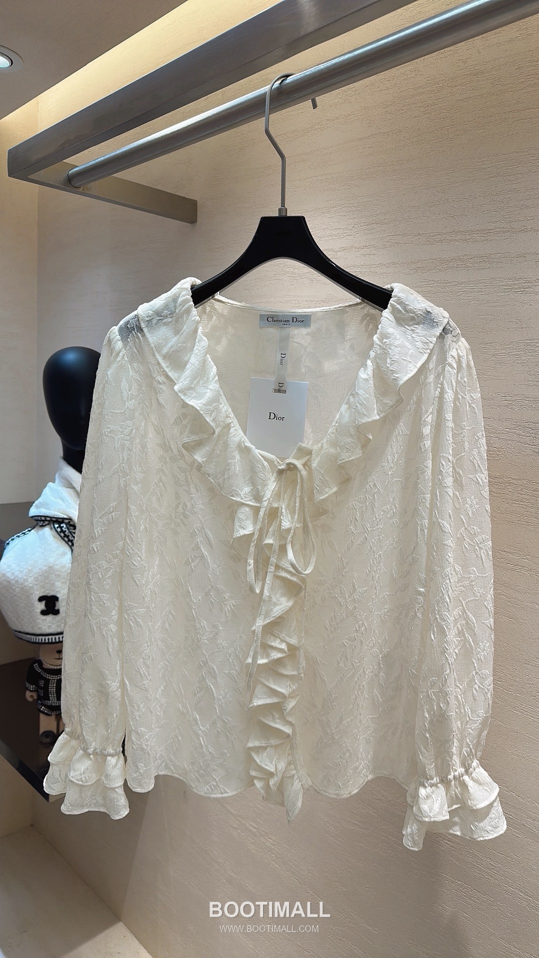 Dior Jacquard Ruffle Top Jacquard Fabric  디올 자카드 러플 탑 자카드 원단 미기재 11