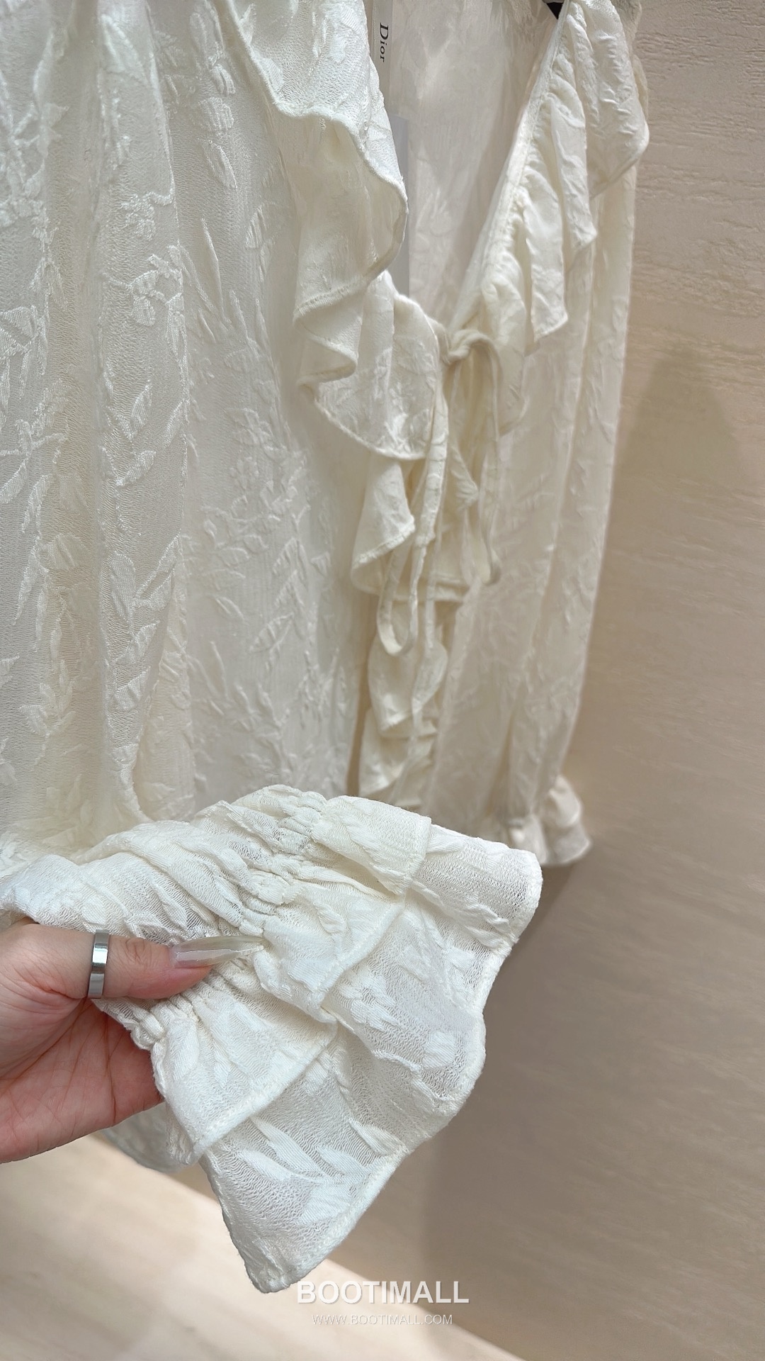 Dior Jacquard Ruffle Top Jacquard Fabric  디올 자카드 러플 탑 자카드 원단 미기재 13