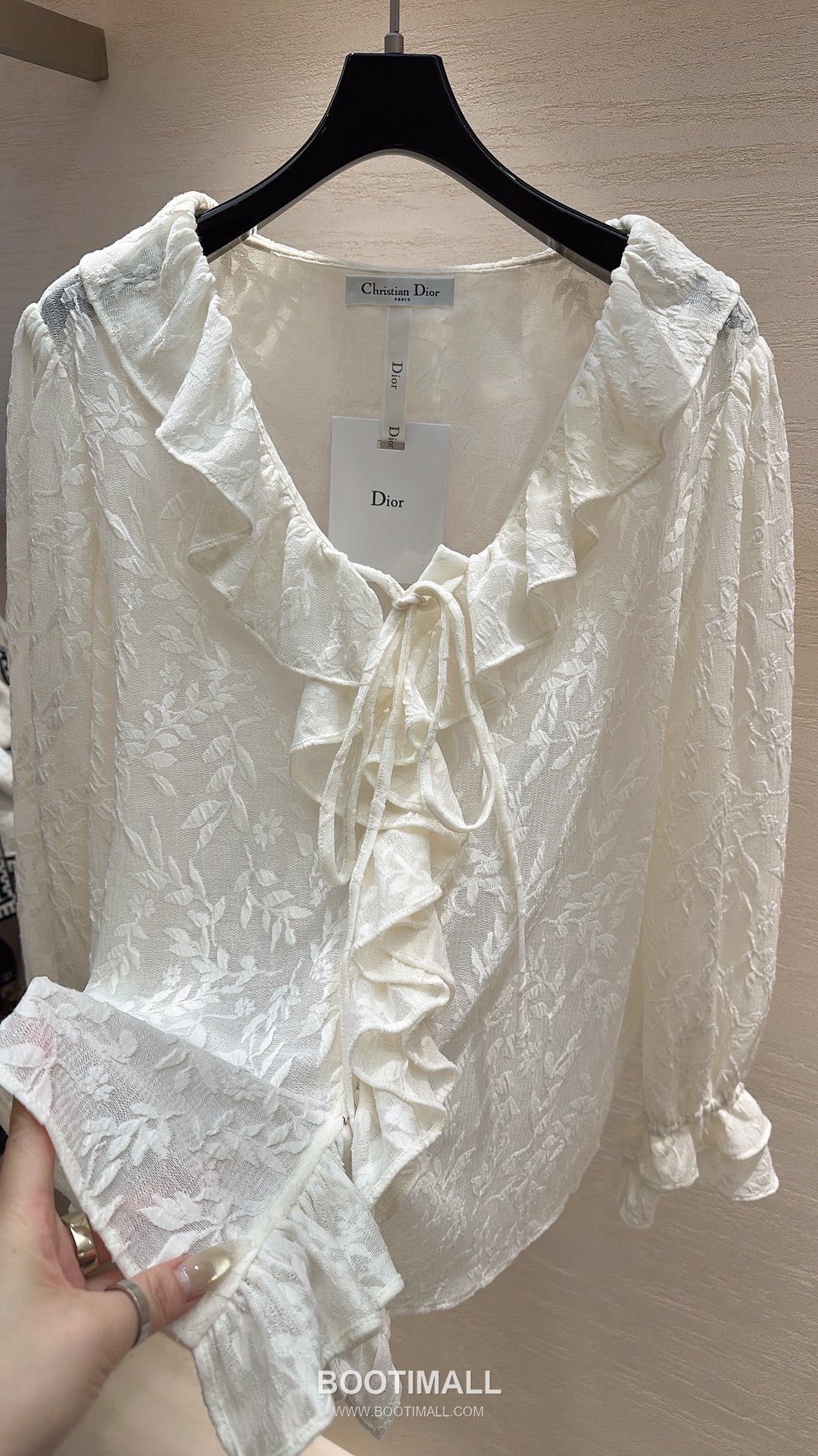 Dior Jacquard Ruffle Top Jacquard Fabric  디올 자카드 러플 탑 자카드 원단 미기재 14