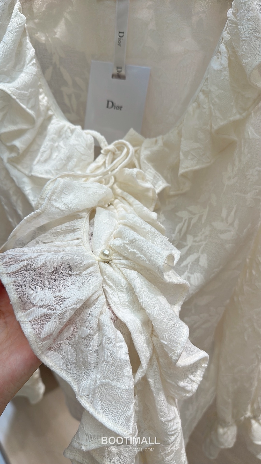 Dior Jacquard Ruffle Top Jacquard Fabric  디올 자카드 러플 탑 자카드 원단 미기재 15