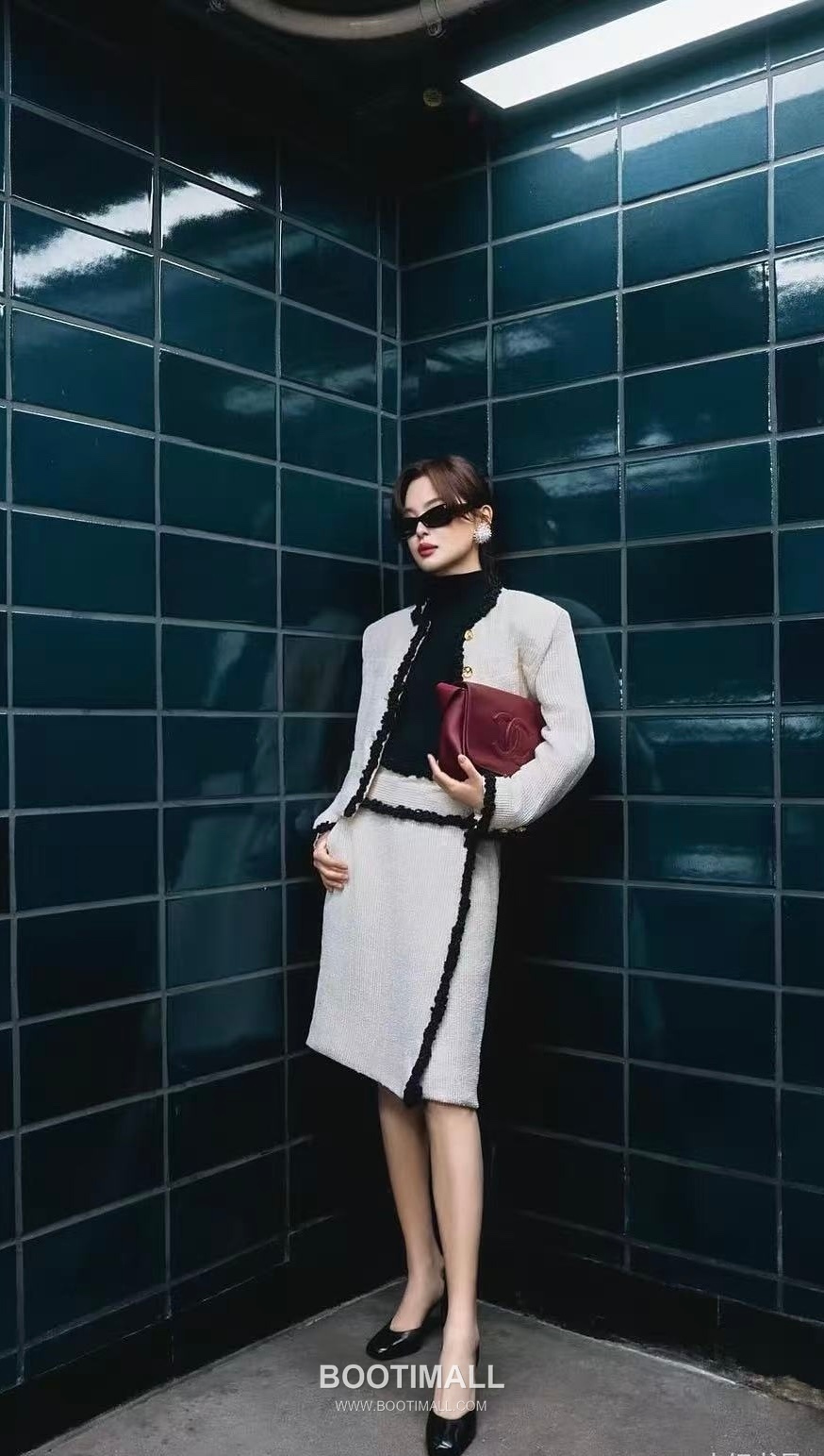 Balenciaga Contrast Trim Set Material  Black 발렌시아가 콘트라스트 트림 세트 소재 미기재 블랙 36, 38, 40 2