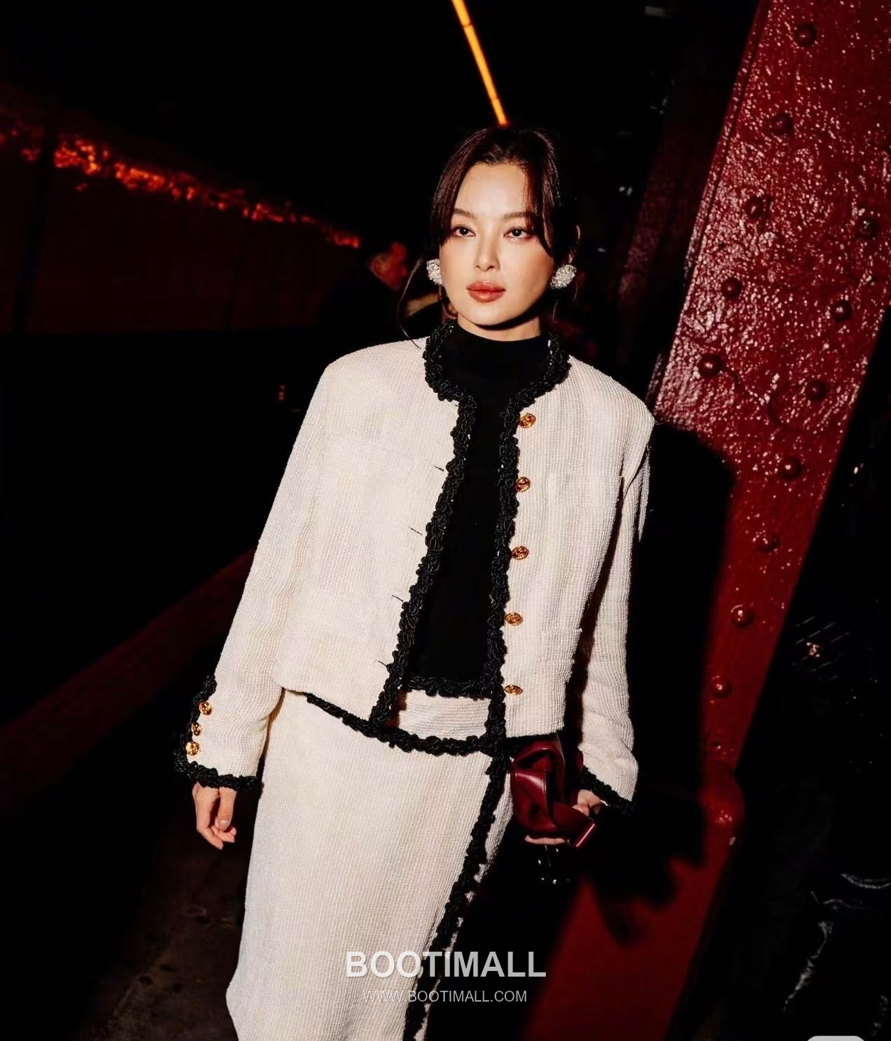 Balenciaga Contrast Trim Set Material  Black 발렌시아가 콘트라스트 트림 세트 소재 미기재 블랙 36, 38, 40 4