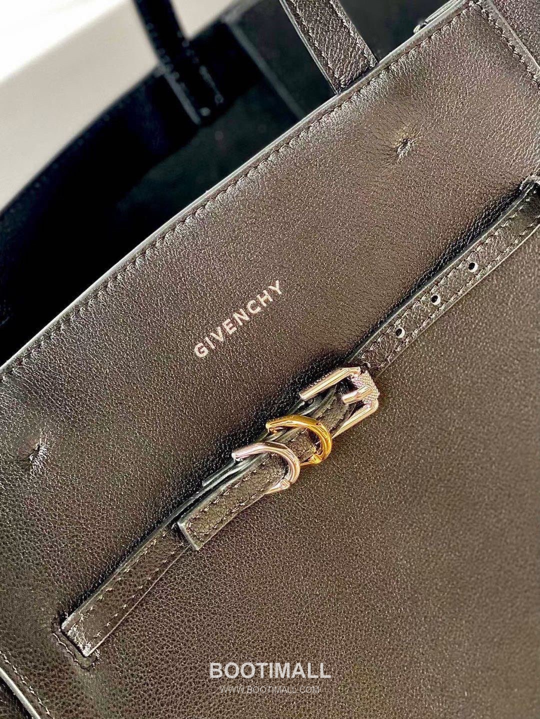 Givenchy Voyou Tote Calfskin Leather Silver Tote Bag 지방시 보야주 토트 카프스킨 레더 실버 토트백 31cm 12