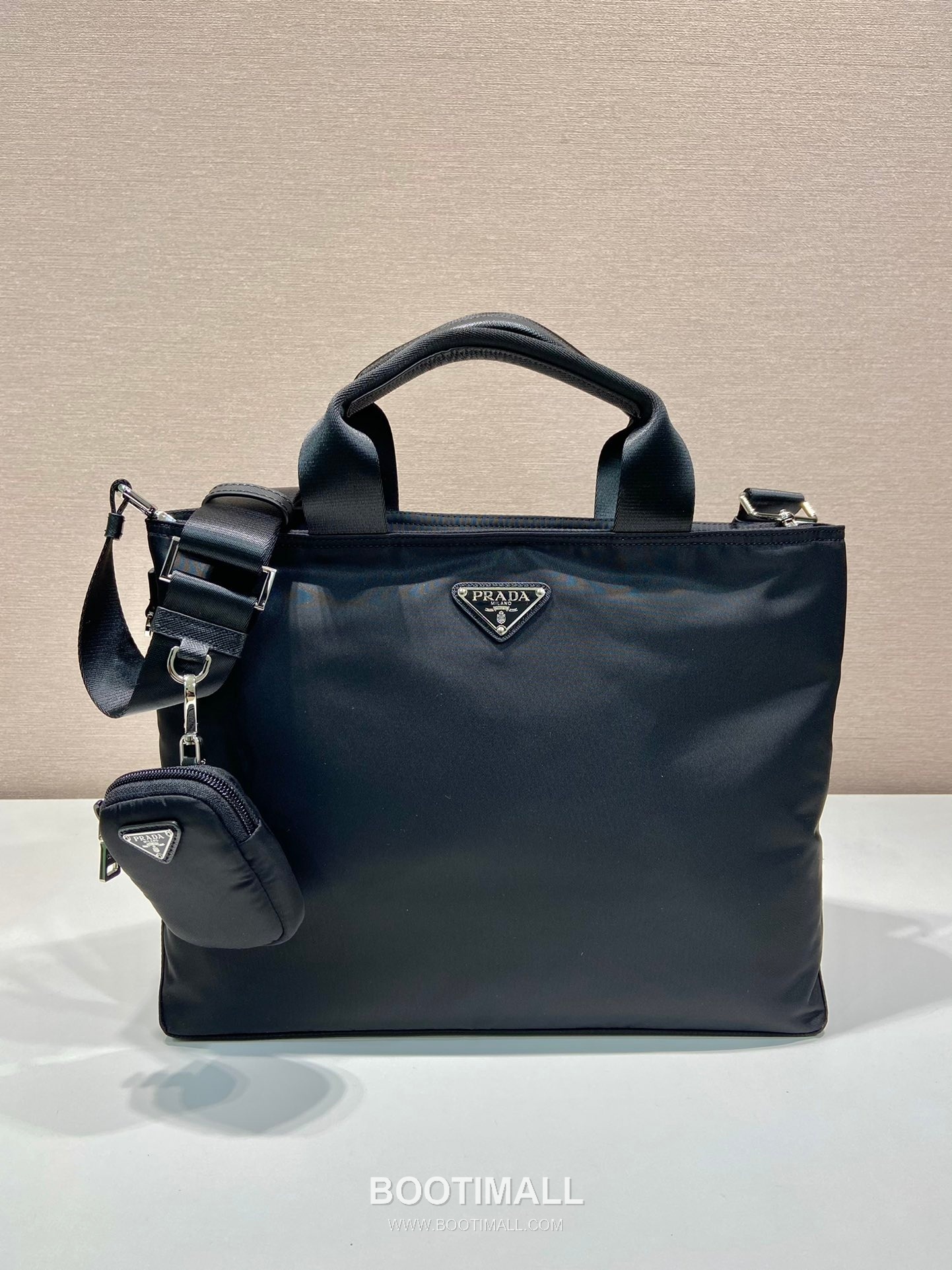 Prada Nylon Briefcase Nylon Black 프라다 나일론 브리프케이스 나일론 블랙 34cm 2
