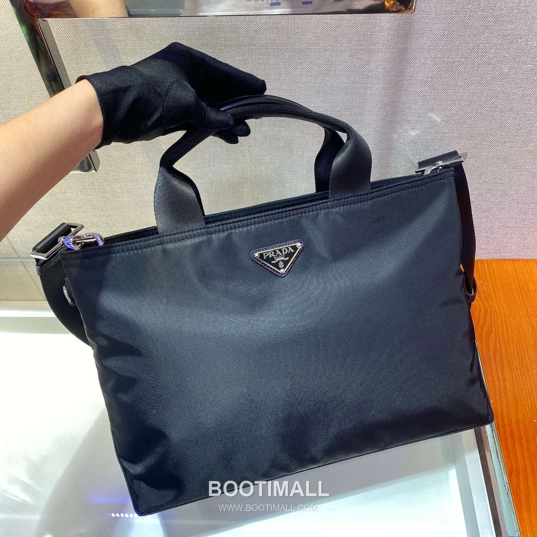 Prada Nylon Briefcase Nylon Black 프라다 나일론 브리프케이스 나일론 블랙 34cm 2