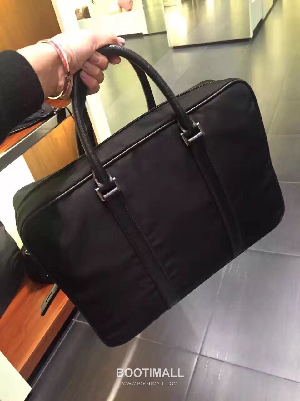 Prada Messenger Parachute Fabric Black Messenger Bag 프라다 2VE872 메신저 패러슈트 패브릭 블랙 메신저백 36cm 6