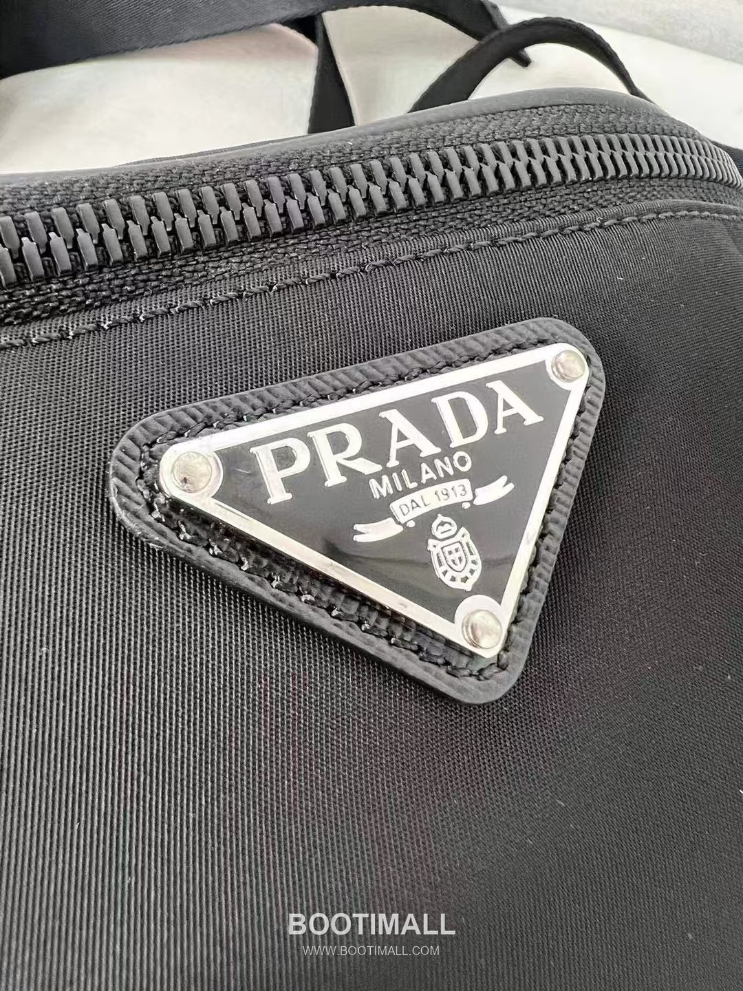 Prada Triangle Logo Nylon Black Belt 프라다 삼각 로고 나일론 블랙 벨트 6