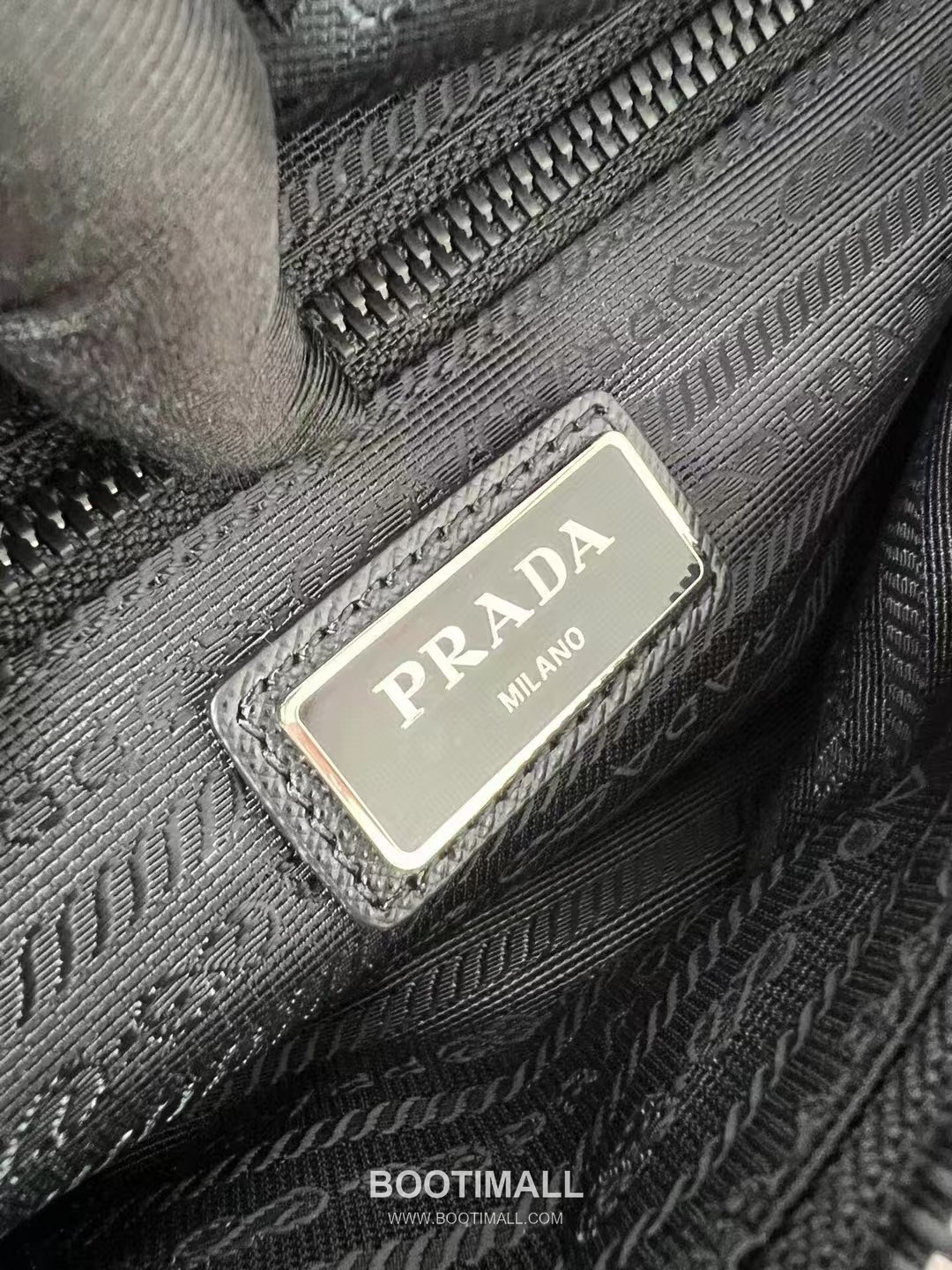 Prada Triangle Logo Nylon Black Belt 프라다 삼각 로고 나일론 블랙 벨트 7