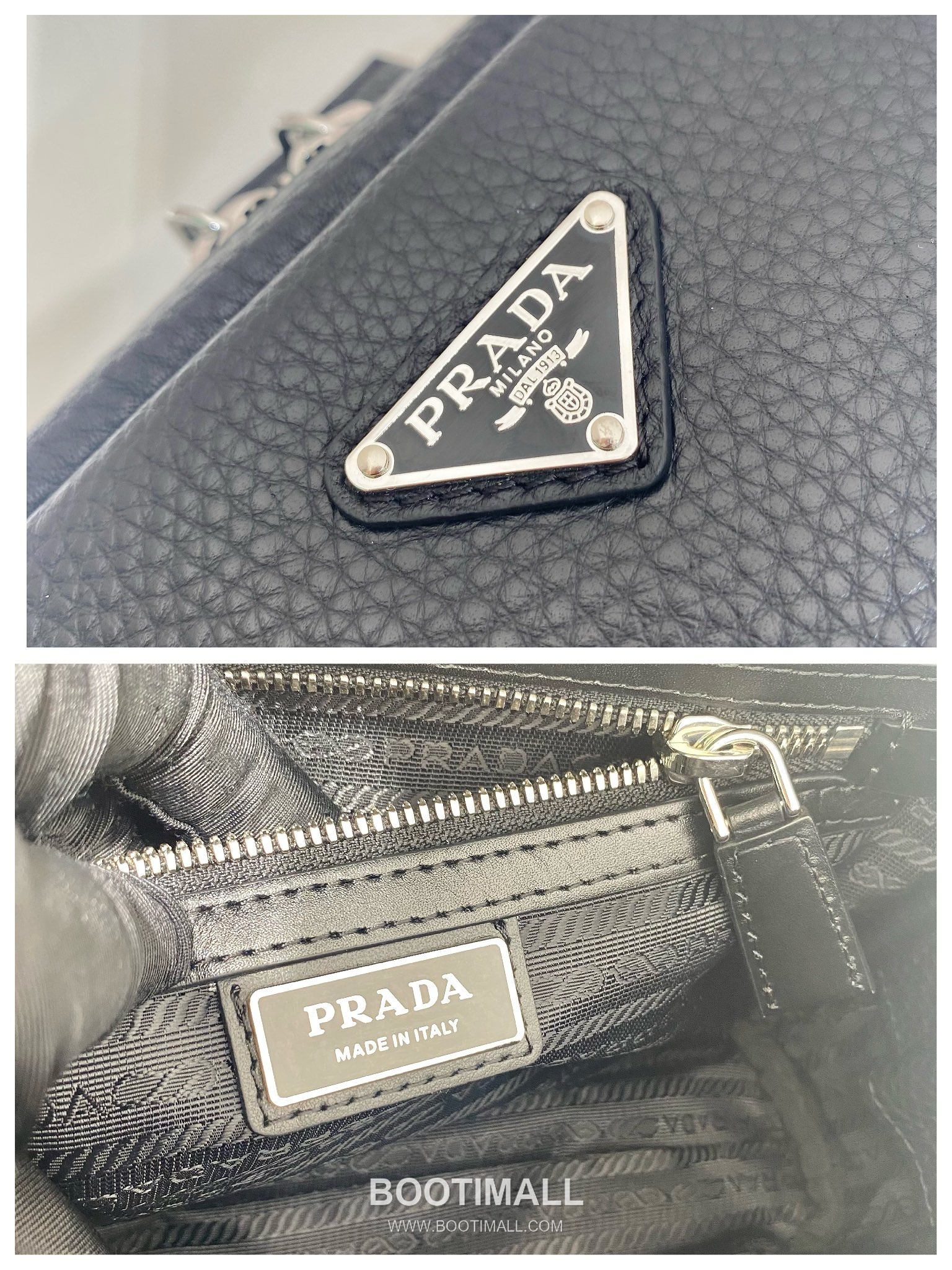 Prada Chest Bag Deerskin Leather Black Crossbody Bag 프라다 2VH181 체스트백 디어스킨 레더 블랙 크로스백 24cm 11