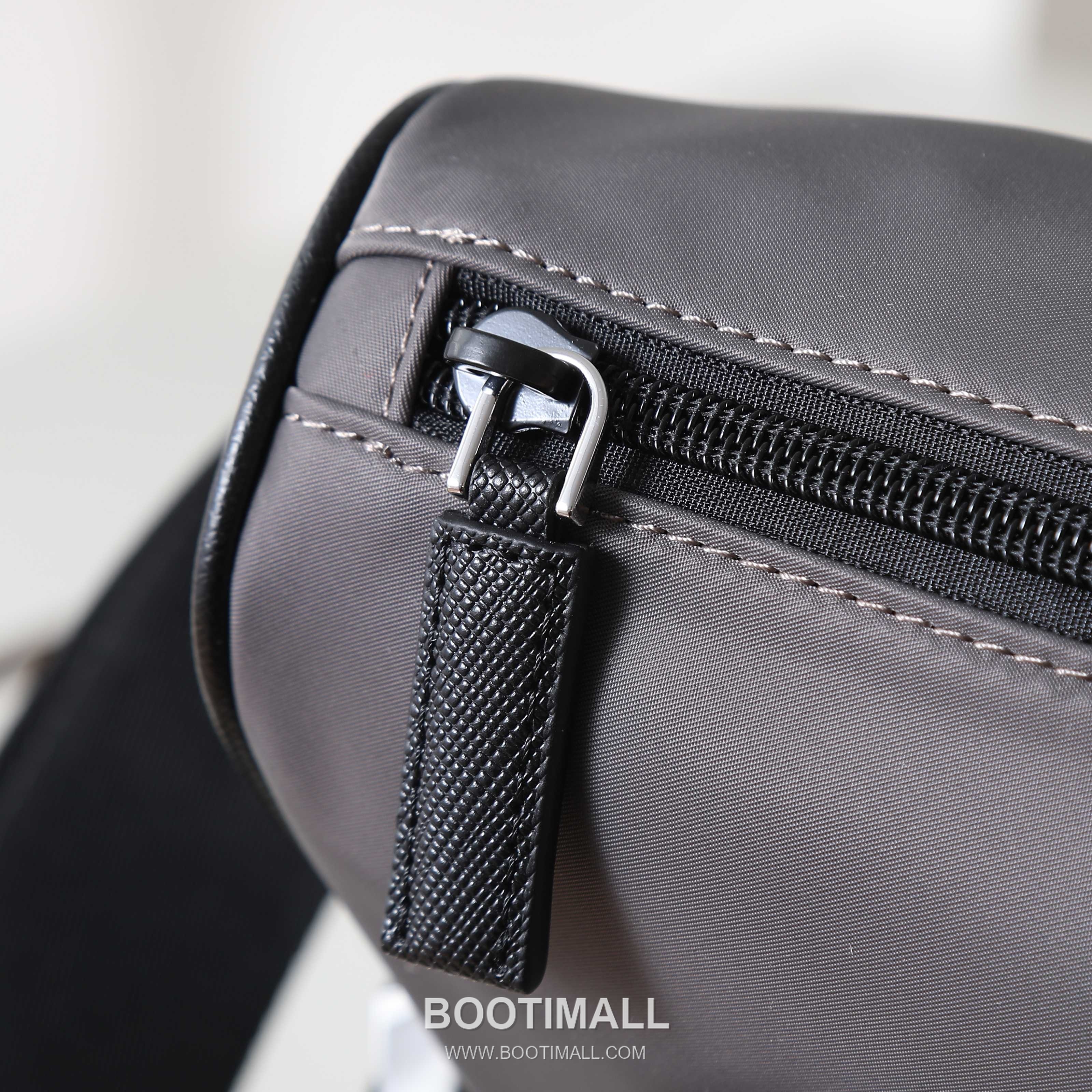 Prada Messenger Bag Re-Nylon, Saffiano Leather Trim Black 프라다 2VH192 메신저백 리나일론, 사피아노 레더 트리밍 블랙 28cm 6