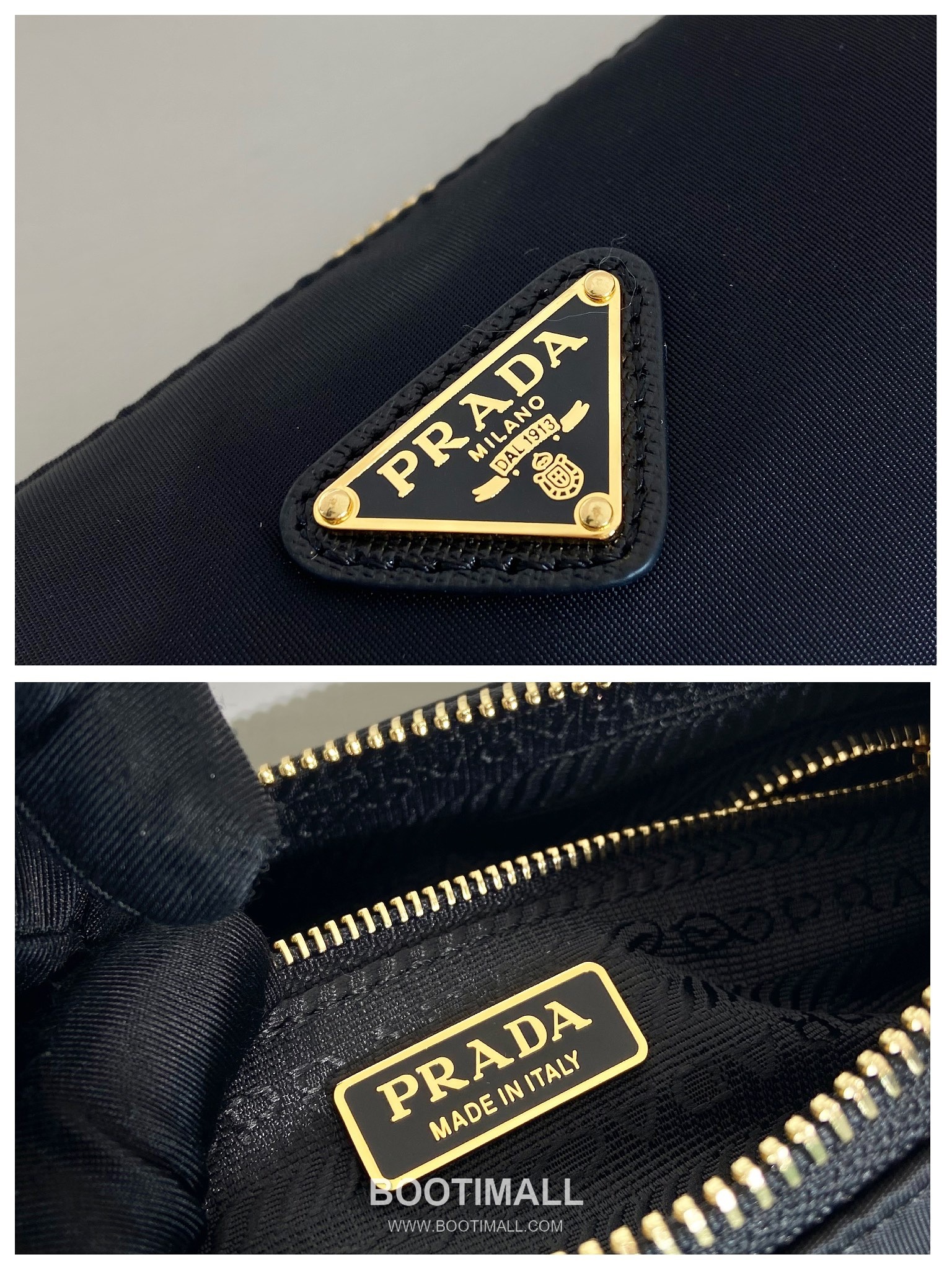 Prada Pouch Re-Nylon Black 프라다 1NE058 파우치 리나일론 블랙 22cm 10