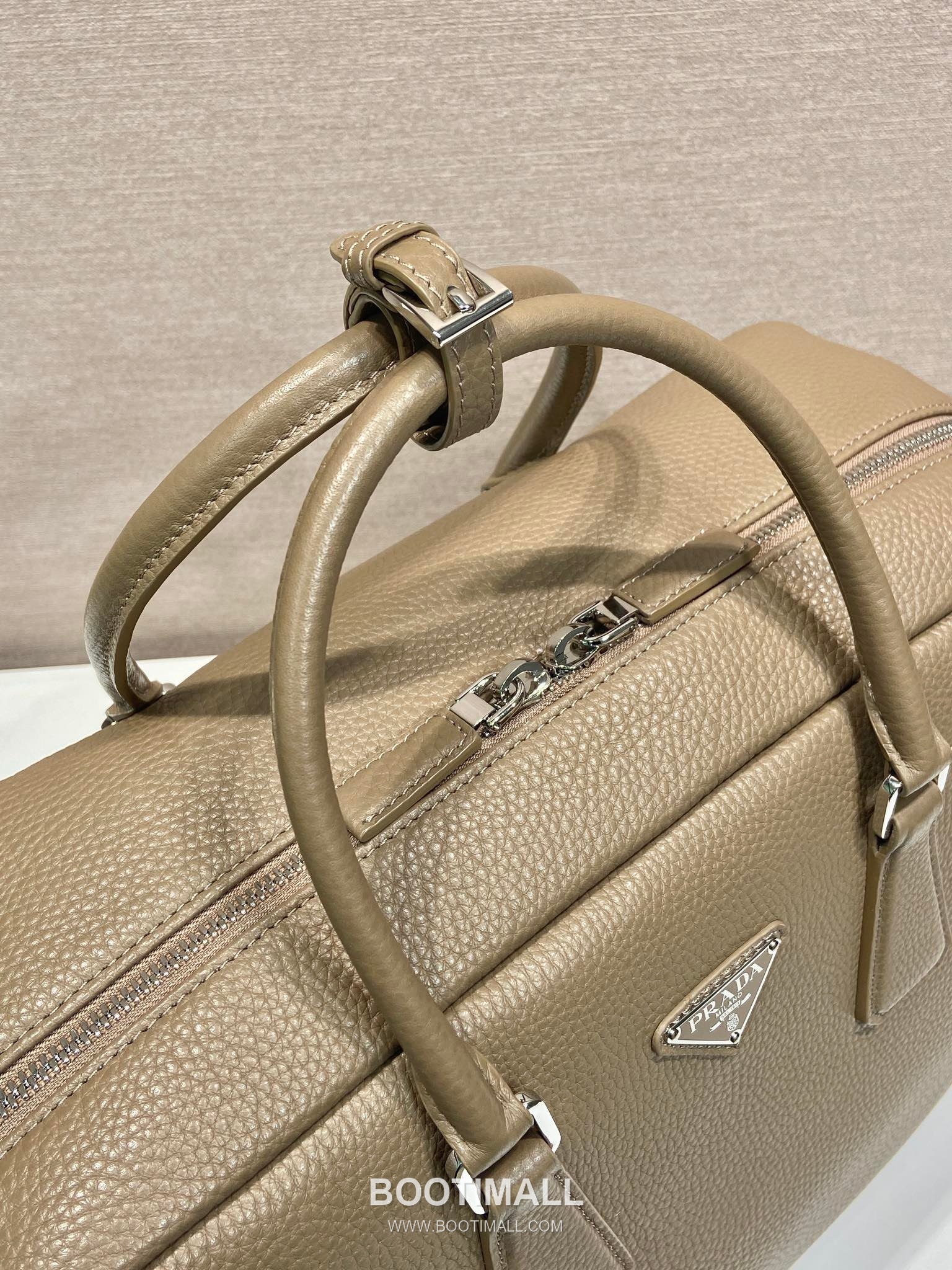 Prada Briefcase Deerskin-Embossed Cowhide Leather Black 프라다 2VE339 브리프케이스 디어스킨 엠보싱 소가죽 블랙 40cm 7