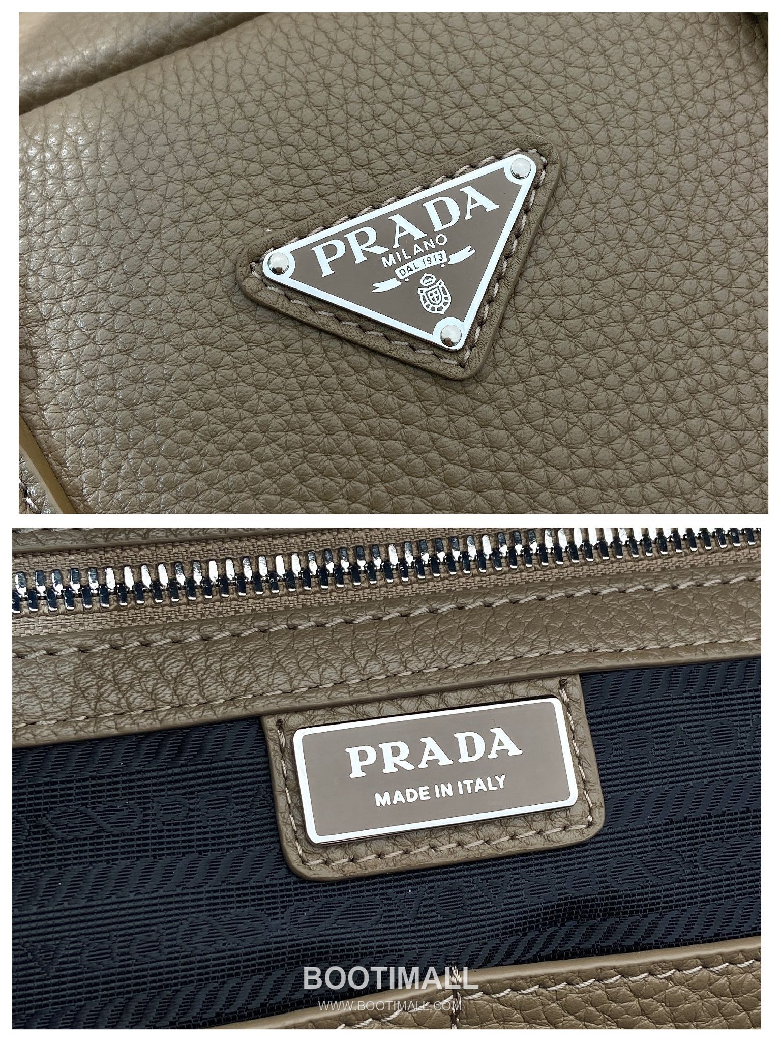 Prada Briefcase Deerskin-Embossed Cowhide Leather Black 프라다 2VE339 브리프케이스 디어스킨 엠보싱 소가죽 블랙 40cm 9