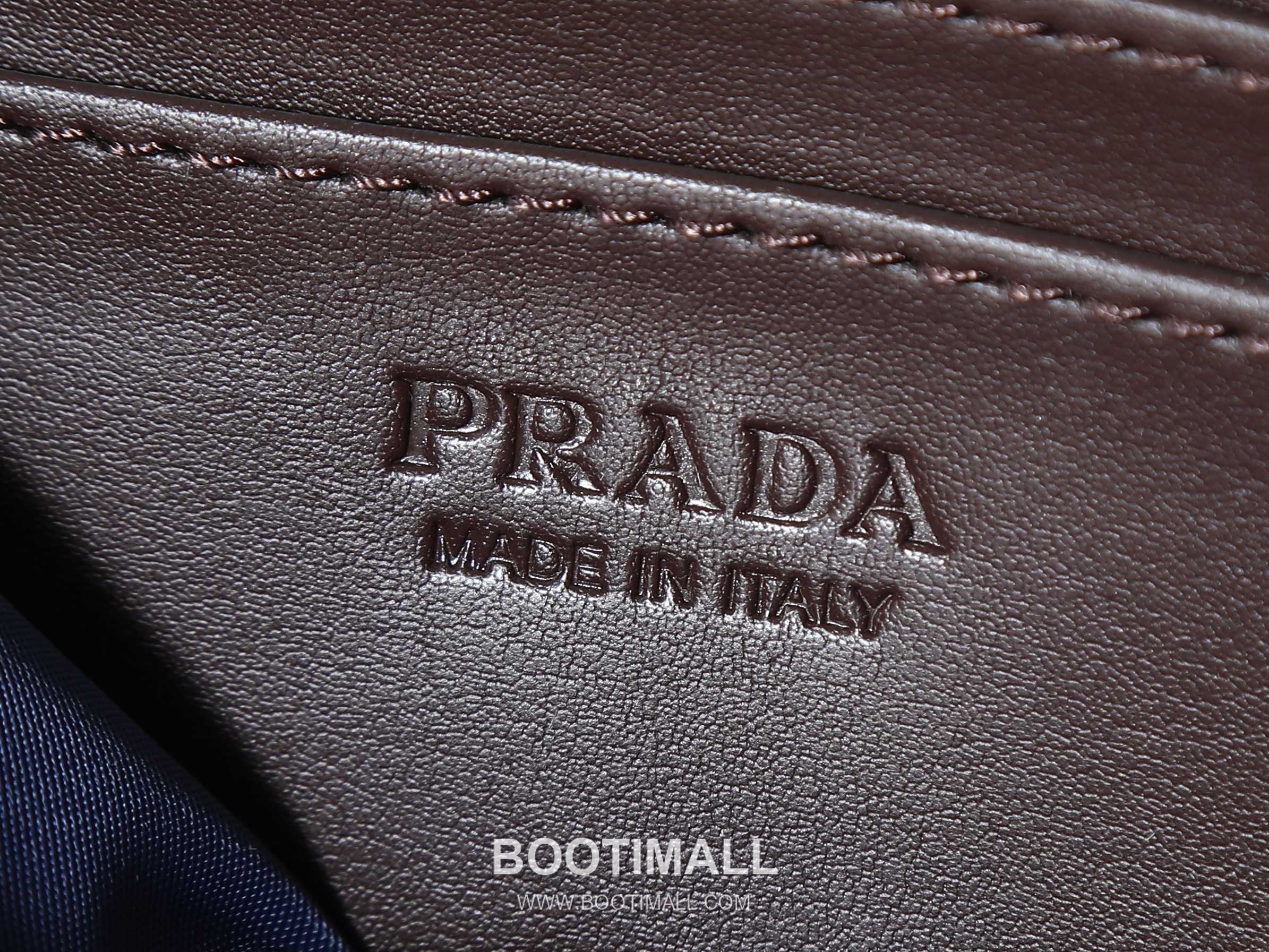 Prada Re-Nylon Phone Bag Re-Nylon, Leather Trim Black 프라다 리나일론 폰백 2ZT071 리나일론, 소가죽 트리밍 블랙 19cm 8