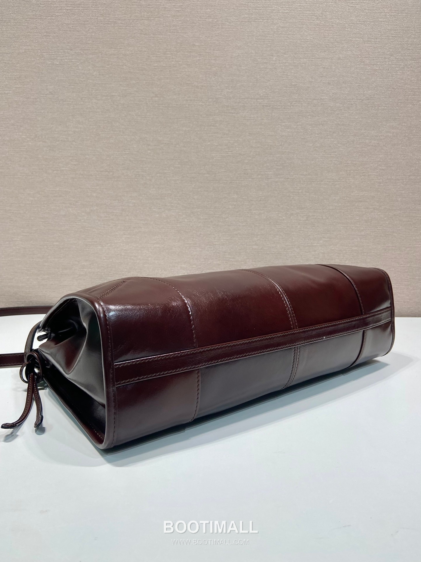 Prada Oil-Wax Leather Tote Oil-Wax Leather Brown Tote Bag 프라다 오일 왁스 레더 토트 오일 왁스 레더 브라운 토트백 38cm 8