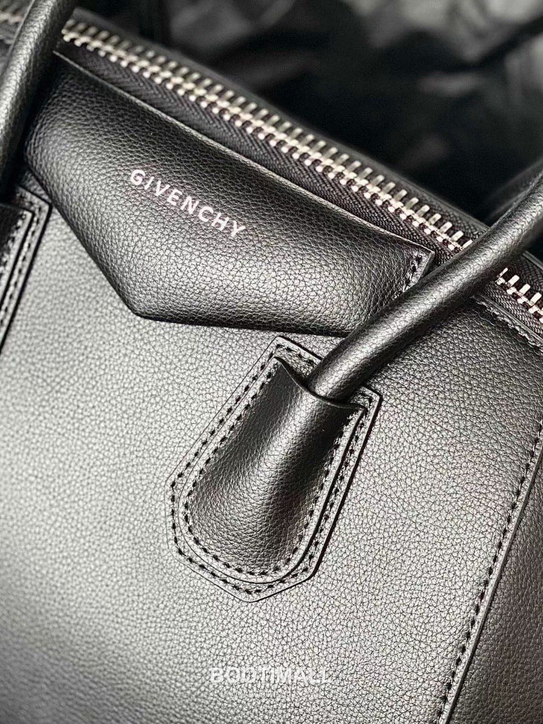 Givenchy Antigona Tote Small Grained Leather Silver Tote Bag 지방시 안티고나 토트 스몰 그레인드 레더 실버 토트백 23cm 6