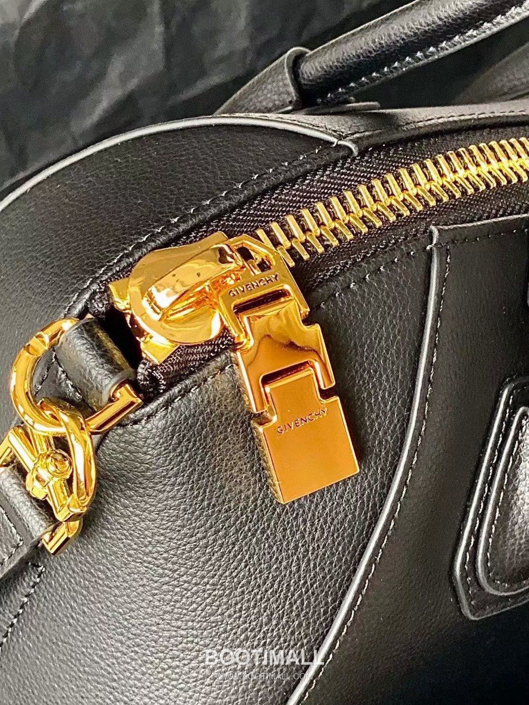 Givenchy Antigona Tote Small Grained Leather Silver Tote Bag 지방시 안티고나 토트 스몰 그레인드 레더 실버 토트백 23cm 6