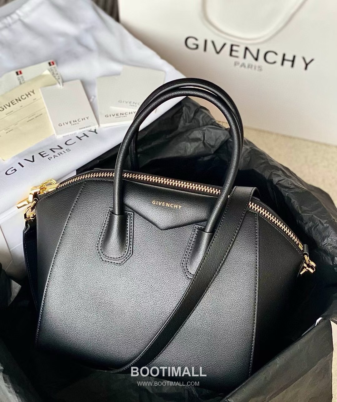 Givenchy Antigona Tote Grained Calfskin Black Tote Bag 지방시 안티고나 토트 그레인드 카프스킨 블랙 토트백 34cm 1