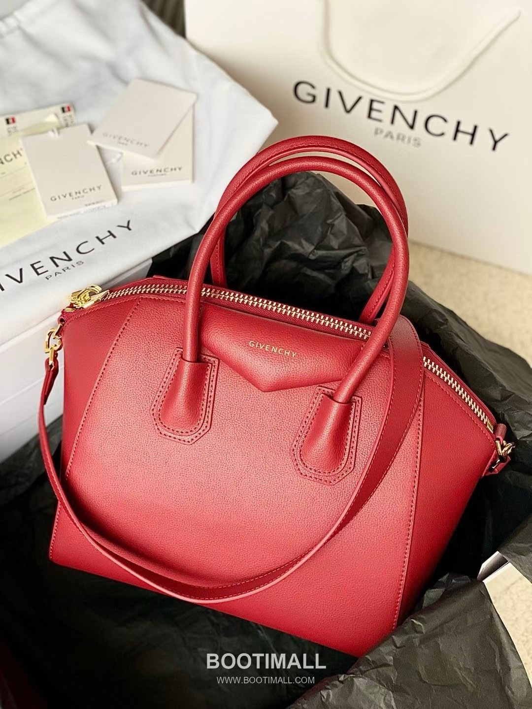 Givenchy Antigona Tote Grained Calfskin Black Tote Bag 지방시 안티고나 토트 그레인드 카프스킨 블랙 토트백 34cm 1