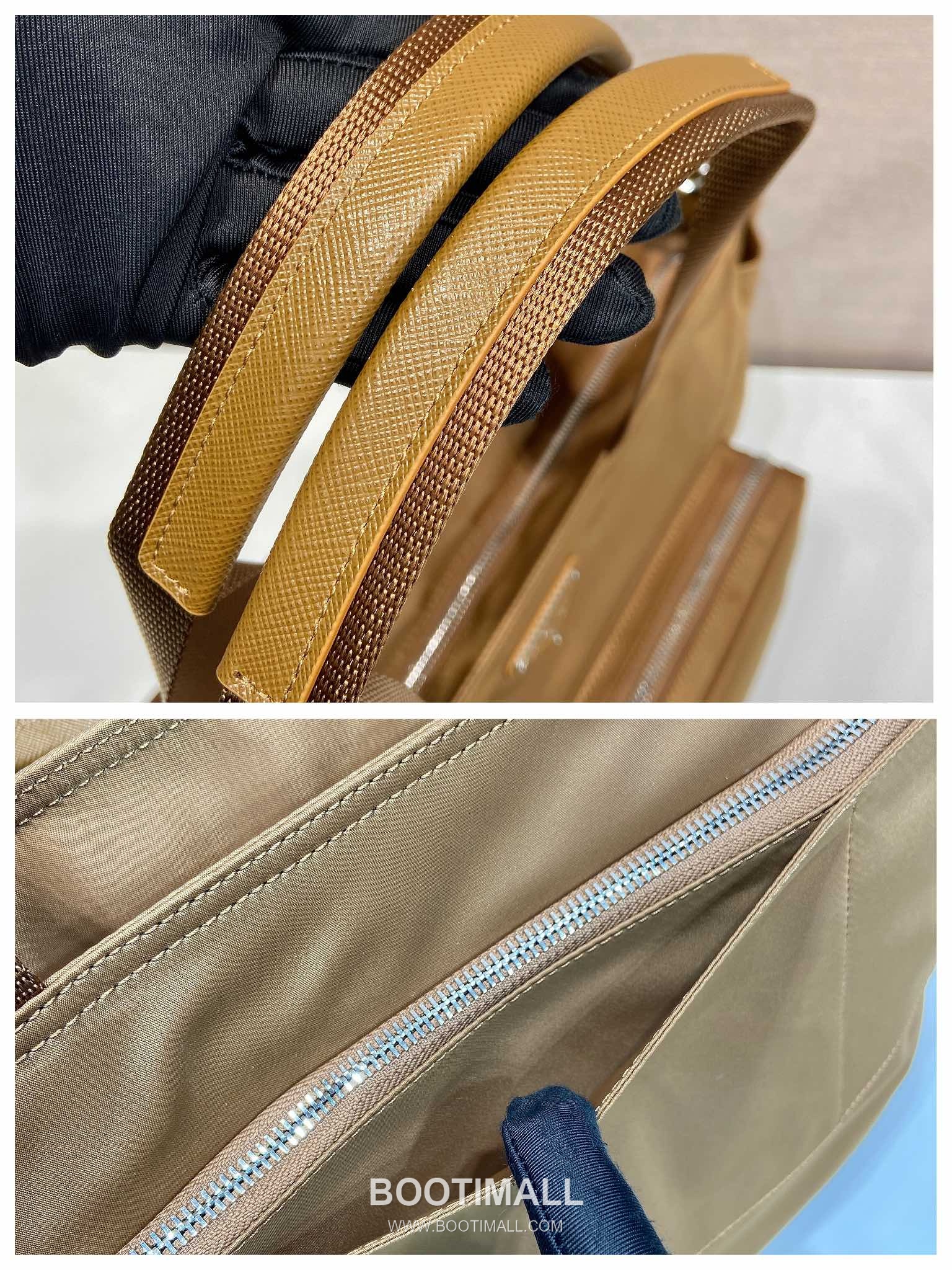 Prada Classic Mommy Bag Nylon Brandy Tote Bag 프라다 클래식 맘미 백 나일론 브랜디 토트백 35cm 7