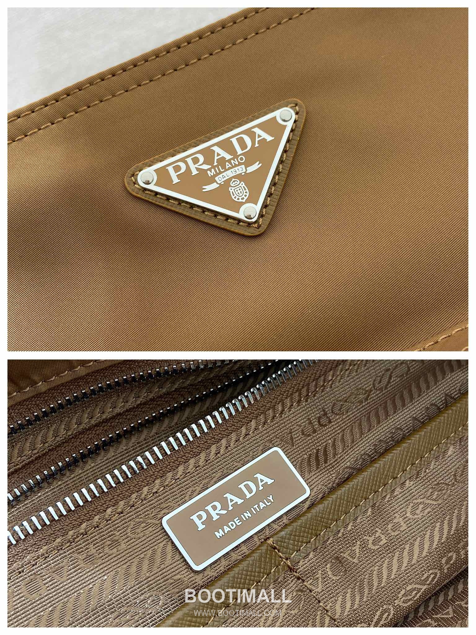 Prada Classic Mommy Bag Nylon Brandy Tote Bag 프라다 클래식 맘미 백 나일론 브랜디 토트백 35cm 9
