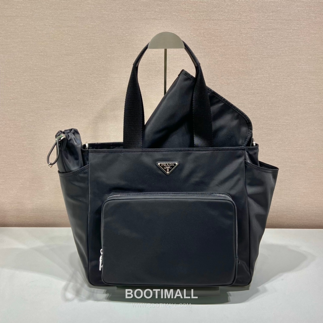 Prada Classic Mommy Bag Nylon Black Tote Bag 프라다 클래식 마미백 1BG102 나일론 블랙 토트백 35cm 3