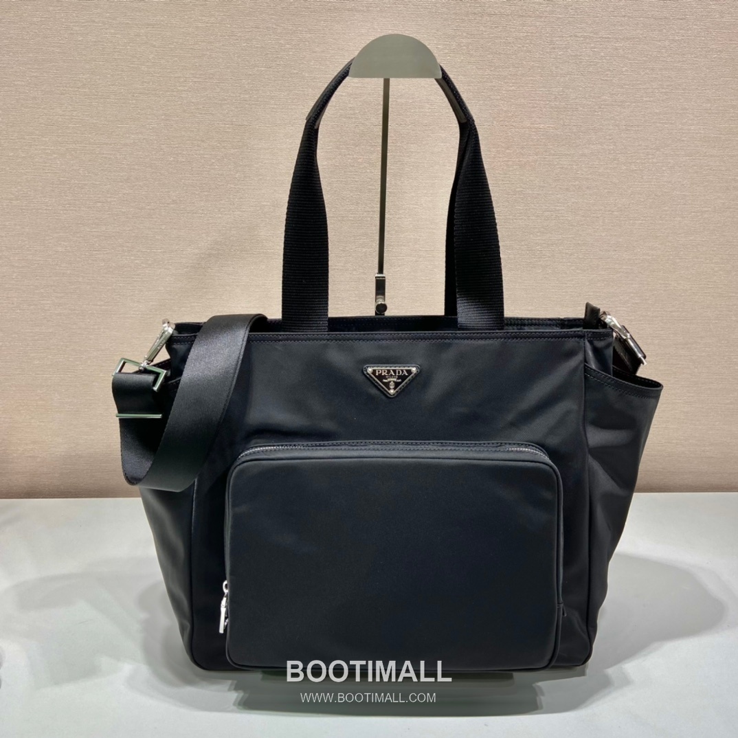 Prada Classic Mommy Bag Nylon Black Tote Bag 프라다 클래식 마미백 1BG102 나일론 블랙 토트백 35cm 4