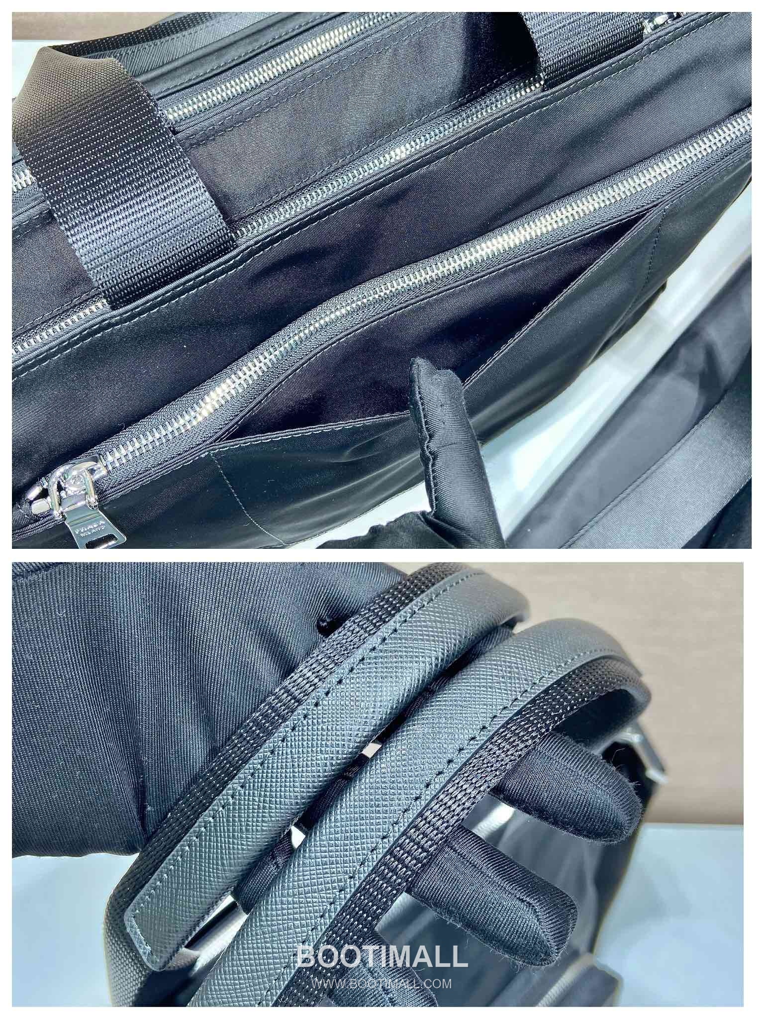 Prada Classic Mommy Bag Nylon Black Tote Bag 프라다 클래식 마미백 1BG102 나일론 블랙 토트백 35cm 9