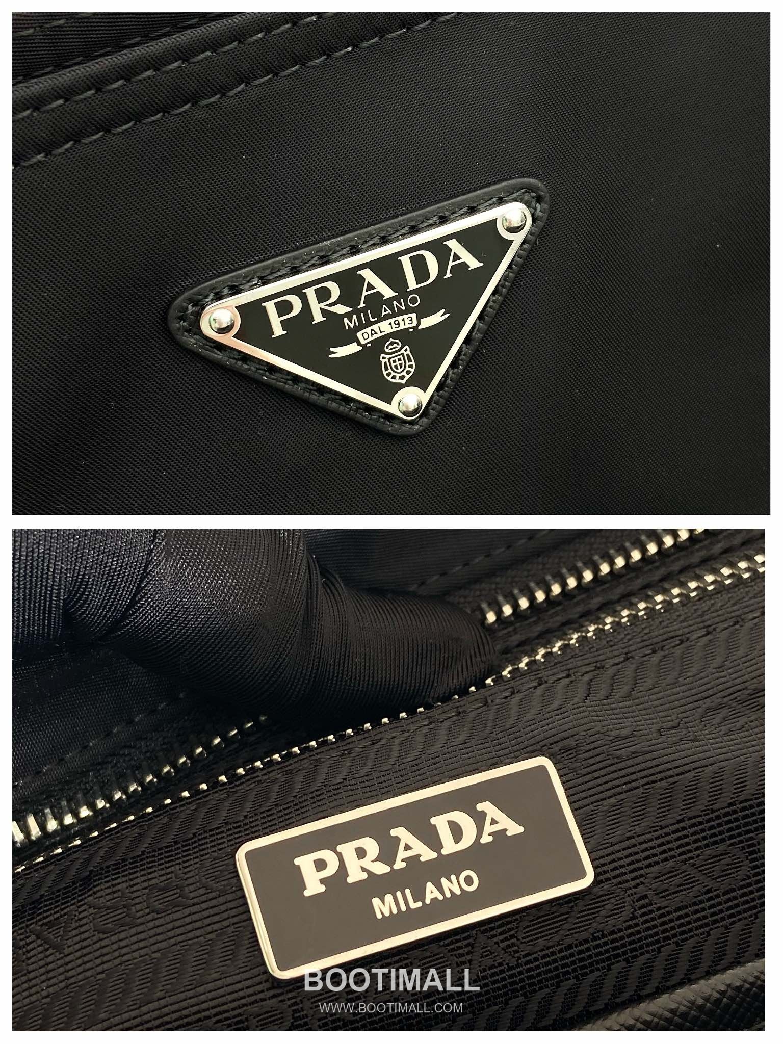Prada Classic Mommy Bag Nylon Black Tote Bag 프라다 클래식 마미백 1BG102 나일론 블랙 토트백 35cm 10