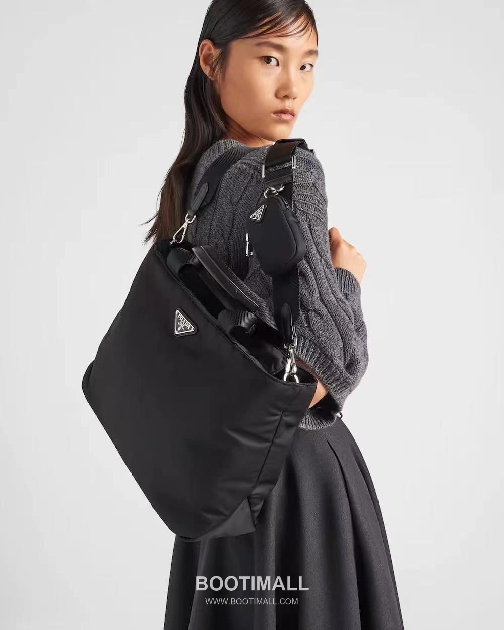 Prada Nylon Briefcase Nylon Black 프라다 나일론 브리프케이스 나일론 블랙 34cm 1