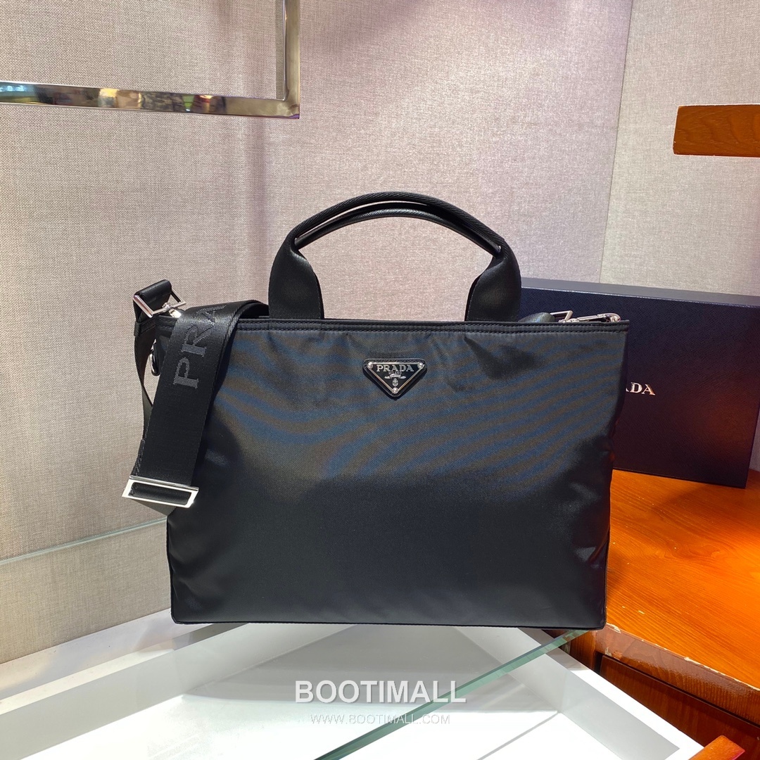 Prada Nylon Briefcase Nylon Black 프라다 나일론 브리프케이스 나일론 블랙 34cm 2