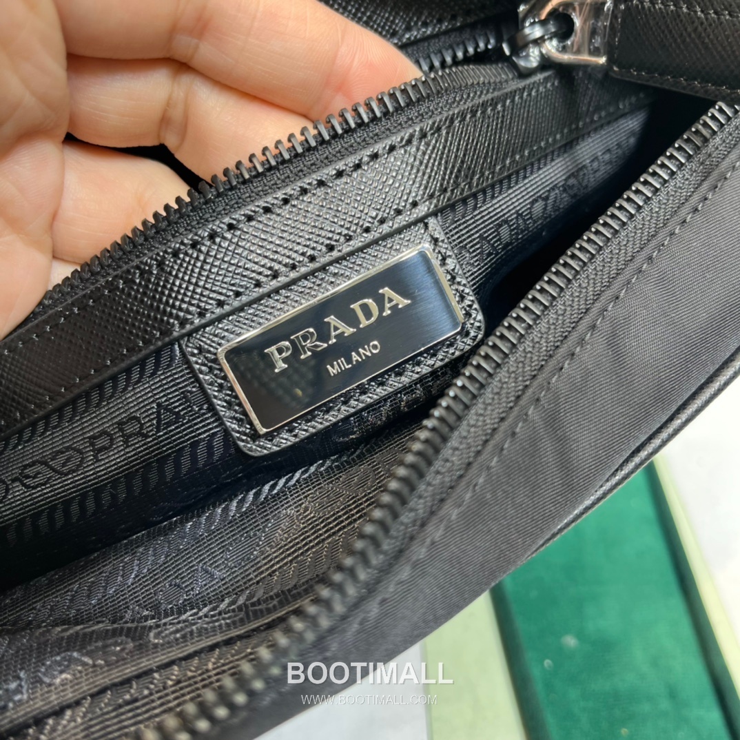 Prada Invites Nylon Bag Nylon Black Crossbody Bag 프라다 인바이츠 나일론 백 2VH048 나일론 블랙 크로스백 23cm 8