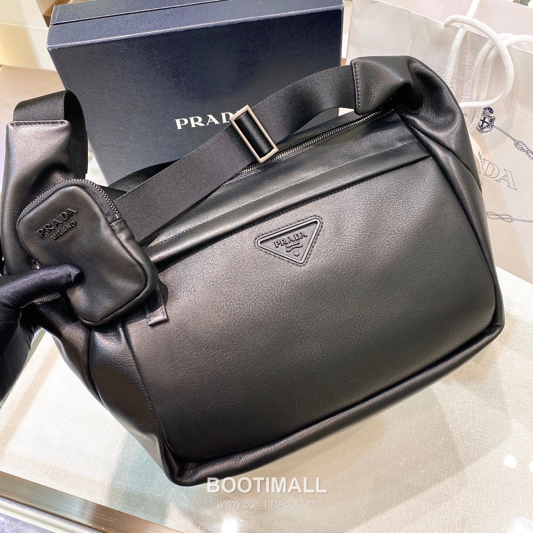 Prada Messenger Calfskin Leather Rust Messenger Bag 프라다 2VH125 메신저 카프스킨 레더 러스트 메신저백 3